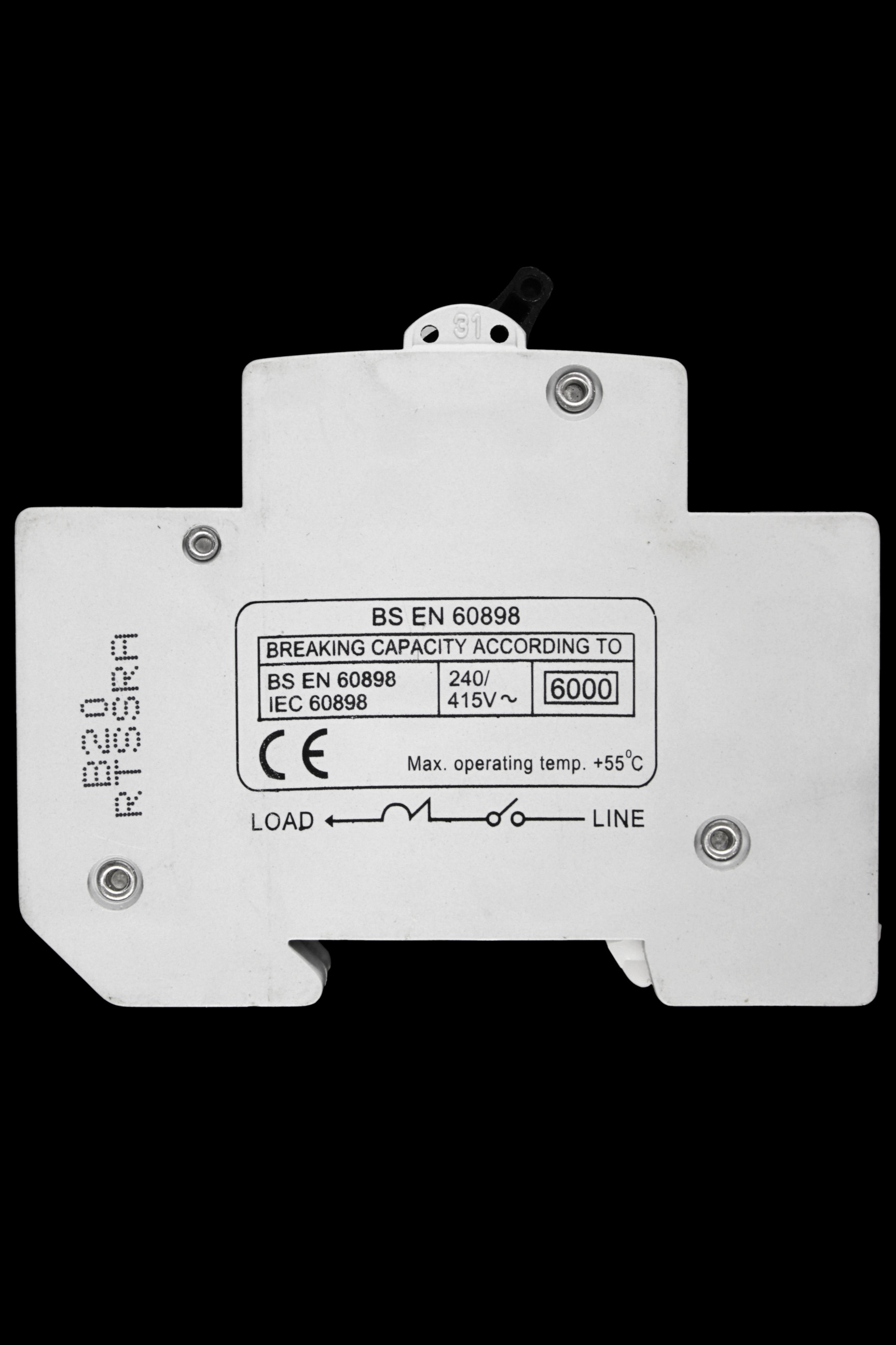 SECTOR B 20 MCB 6kA CIRCUIT BREAKER SVMCB20/B BLUE