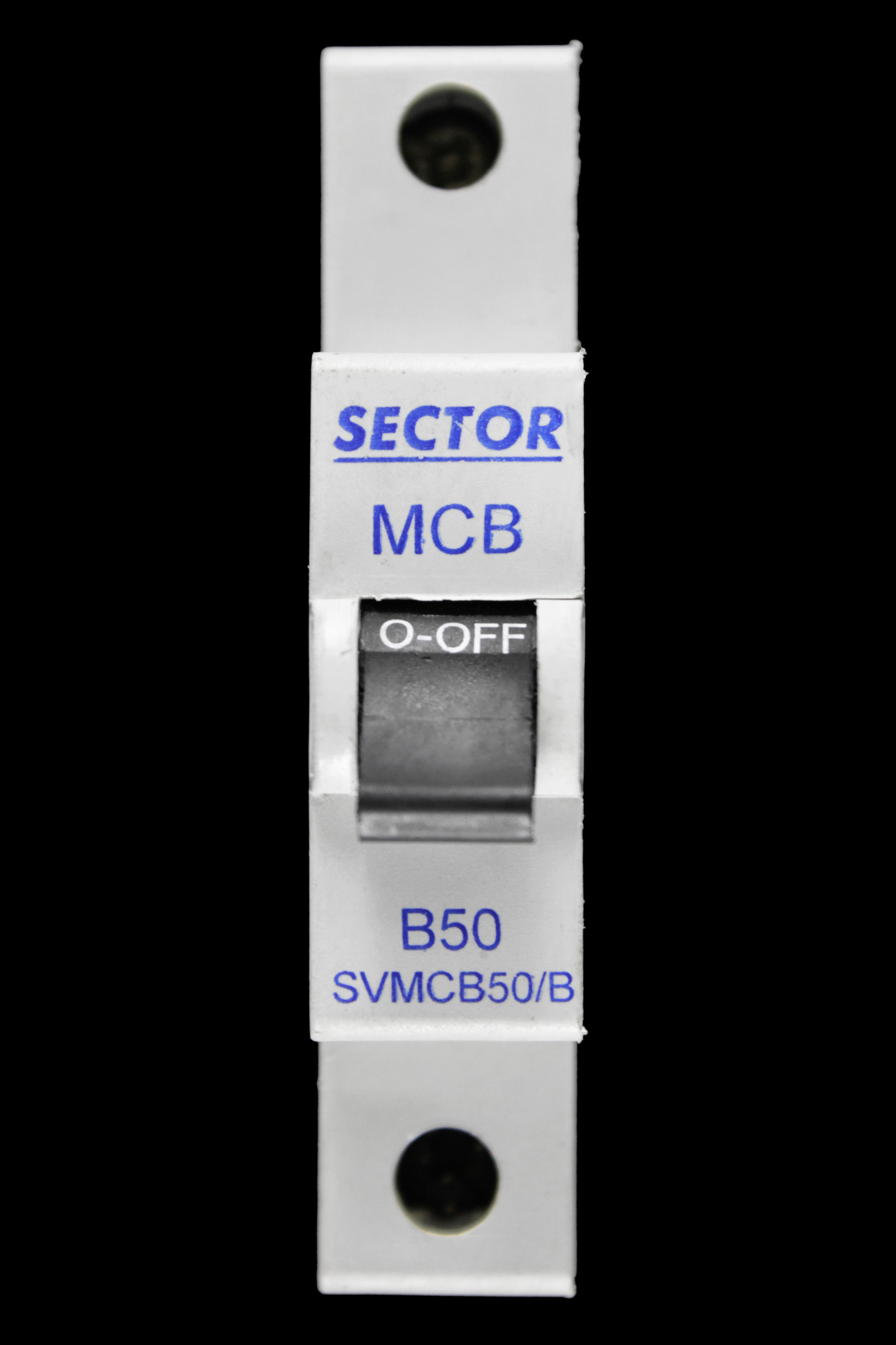SECTOR 50 AMP CURVE B 6kA MCB CIRCUIT BREAKER SVMCB50/B BLUE