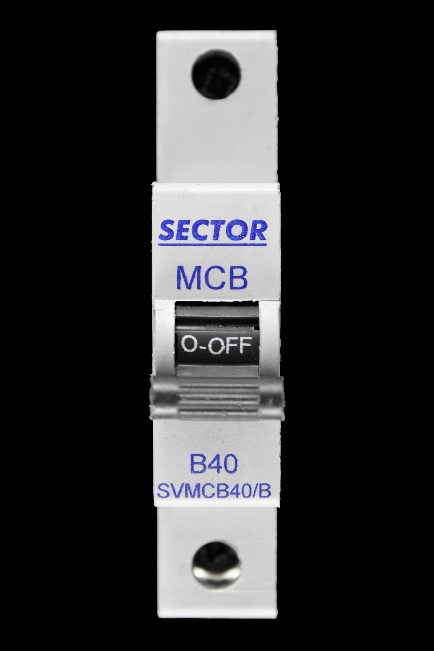 SECTOR 40 AMP CURVE B 6kA MCB CIRCUIT BREAKER SVMCB40/B BR