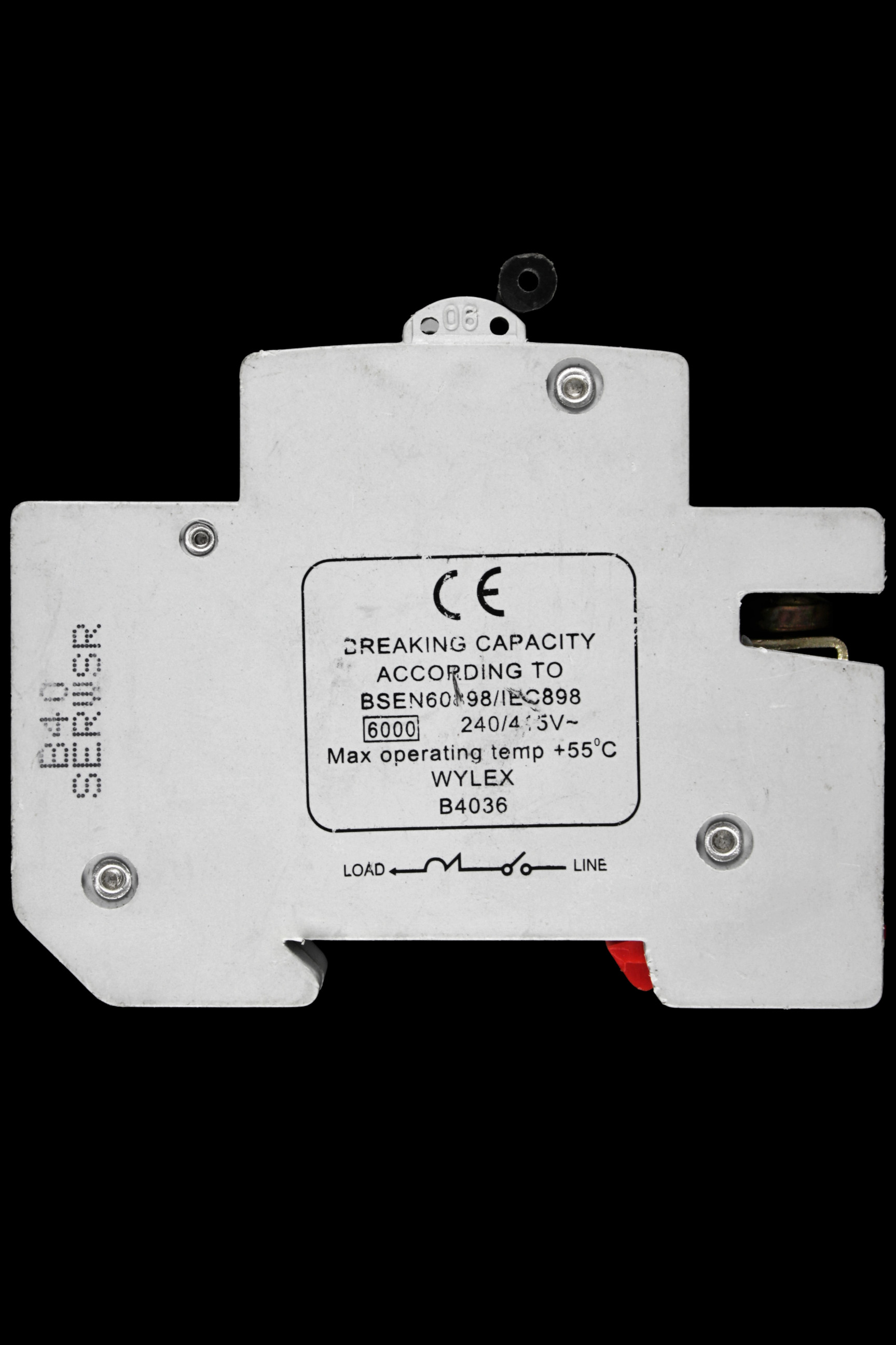 SECTOR 40 AMP CURVE B 6kA MCB CIRCUIT BREAKER SVMCB40/B BR