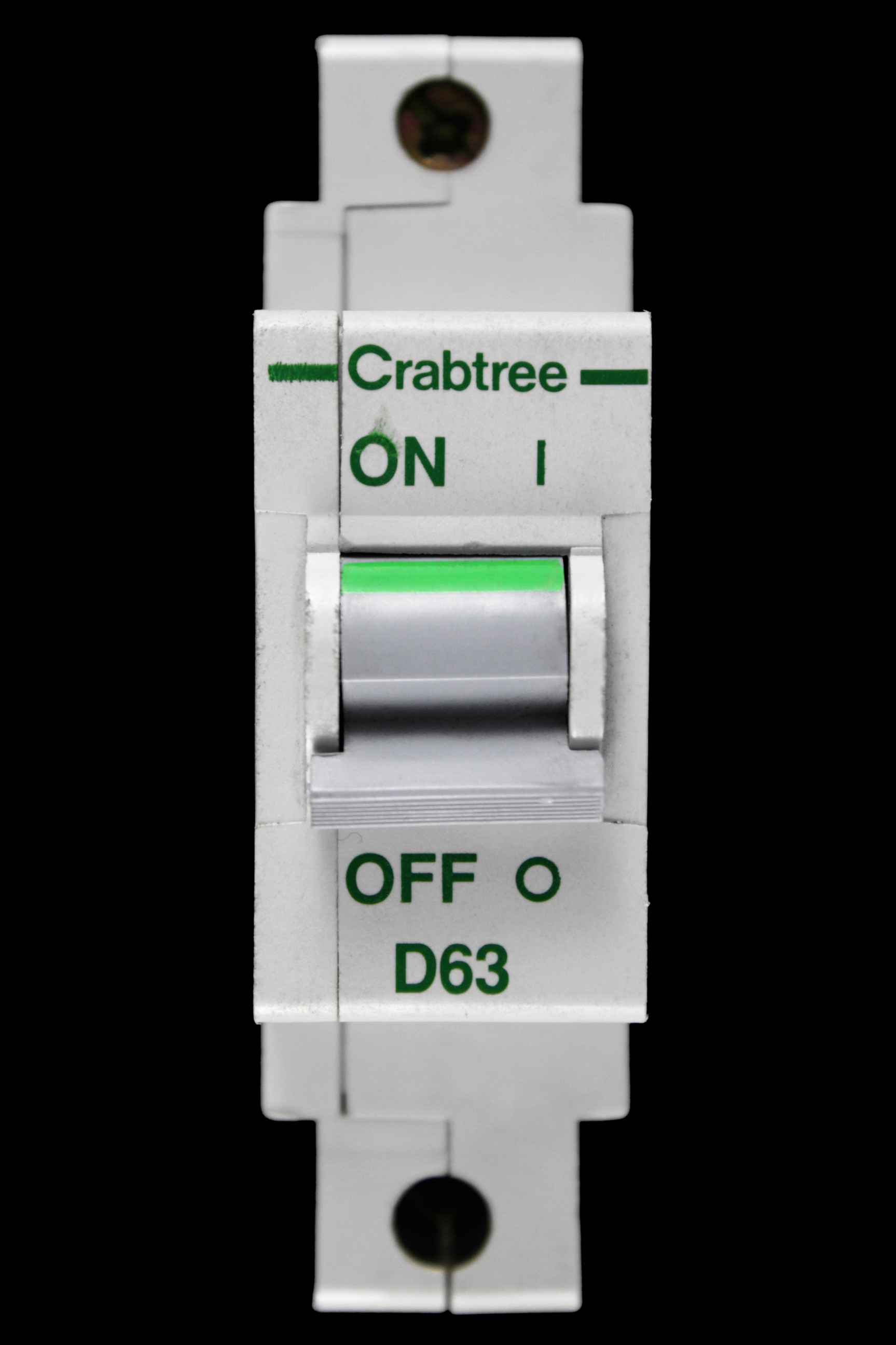 CRABTREE 63 AMP CURVE D 10kA MCB CIRCUIT BREAKER POLESTAR