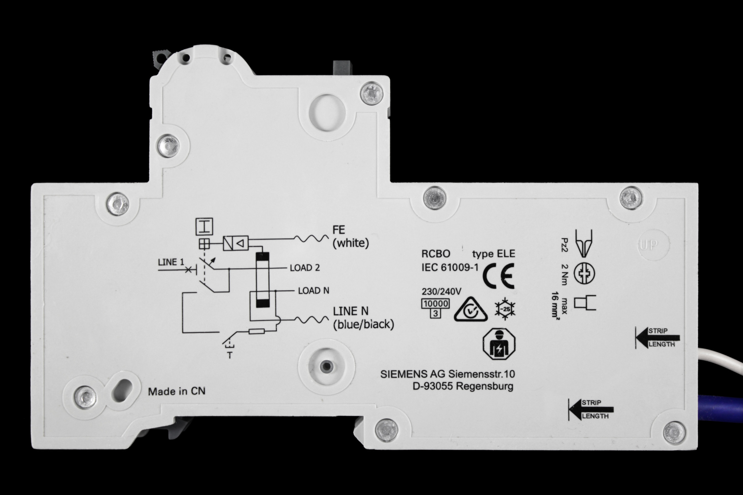 SIEMENS 32 AMP CURVE C 10kA 30mA RCBO TYPE AC 5SU9304-1KK32