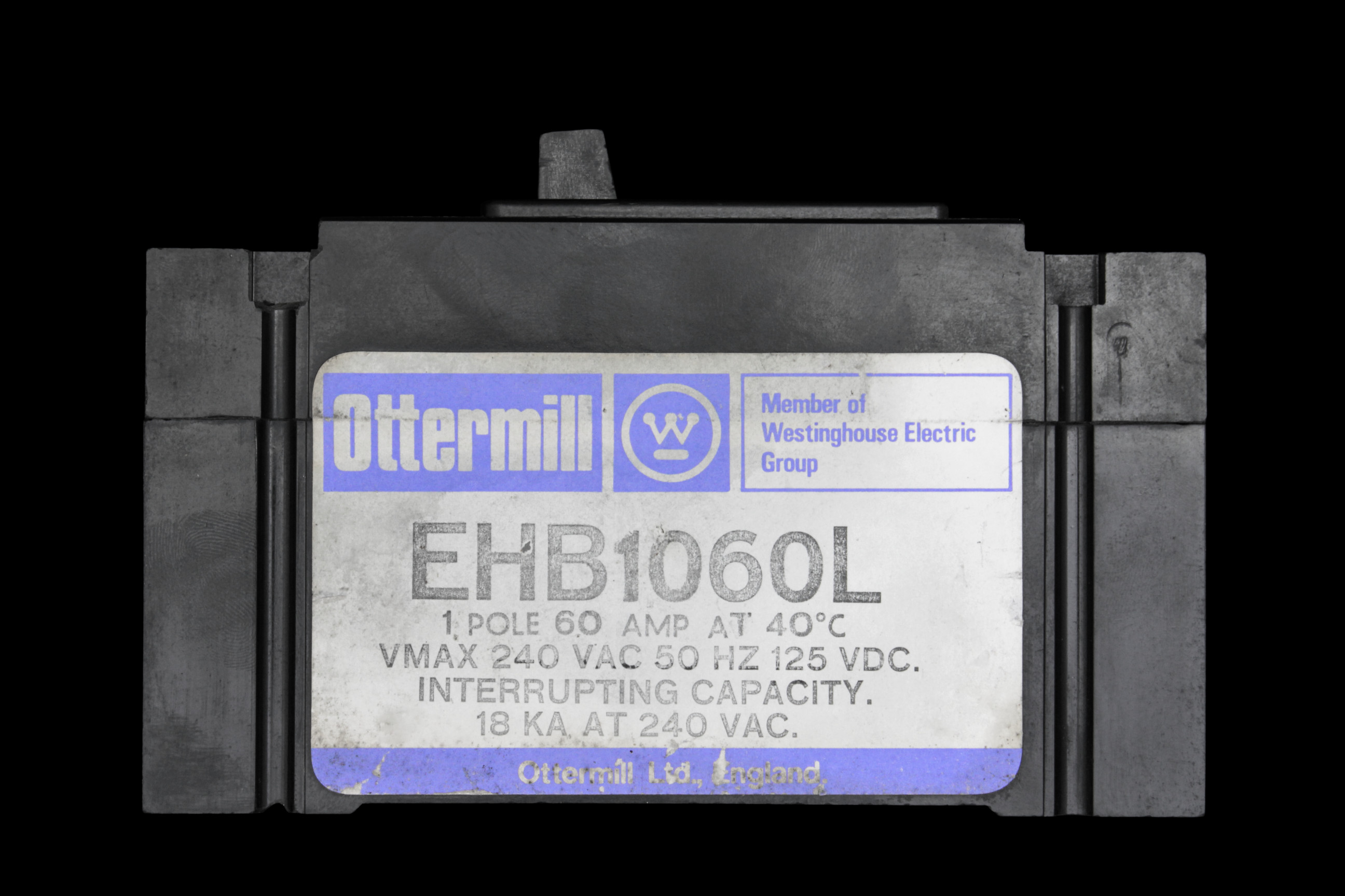 OTTERMILL 60 AMP 18kA MCCB EHB1060L