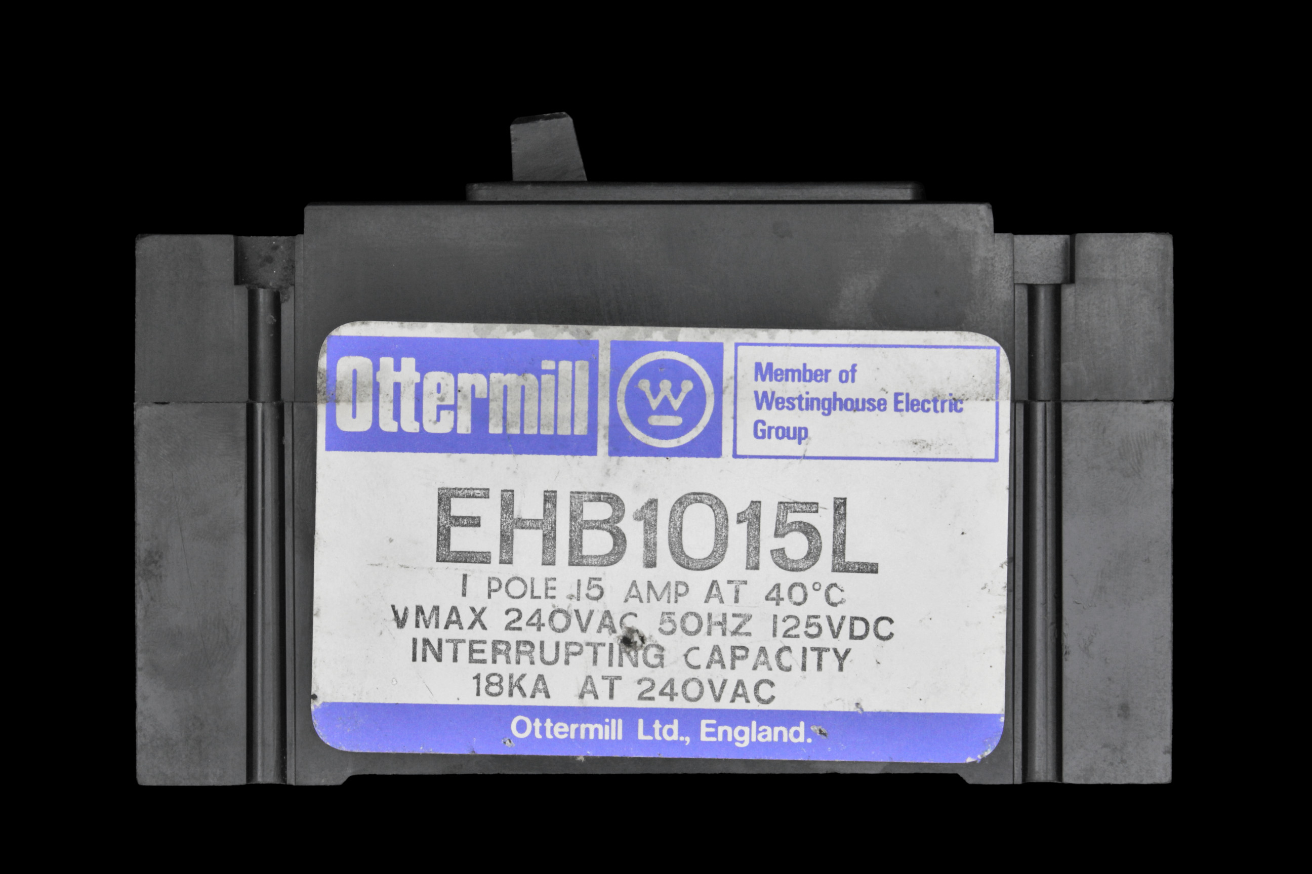 OTTERMILL 15 AMP 18kA MCCB EHB1015L