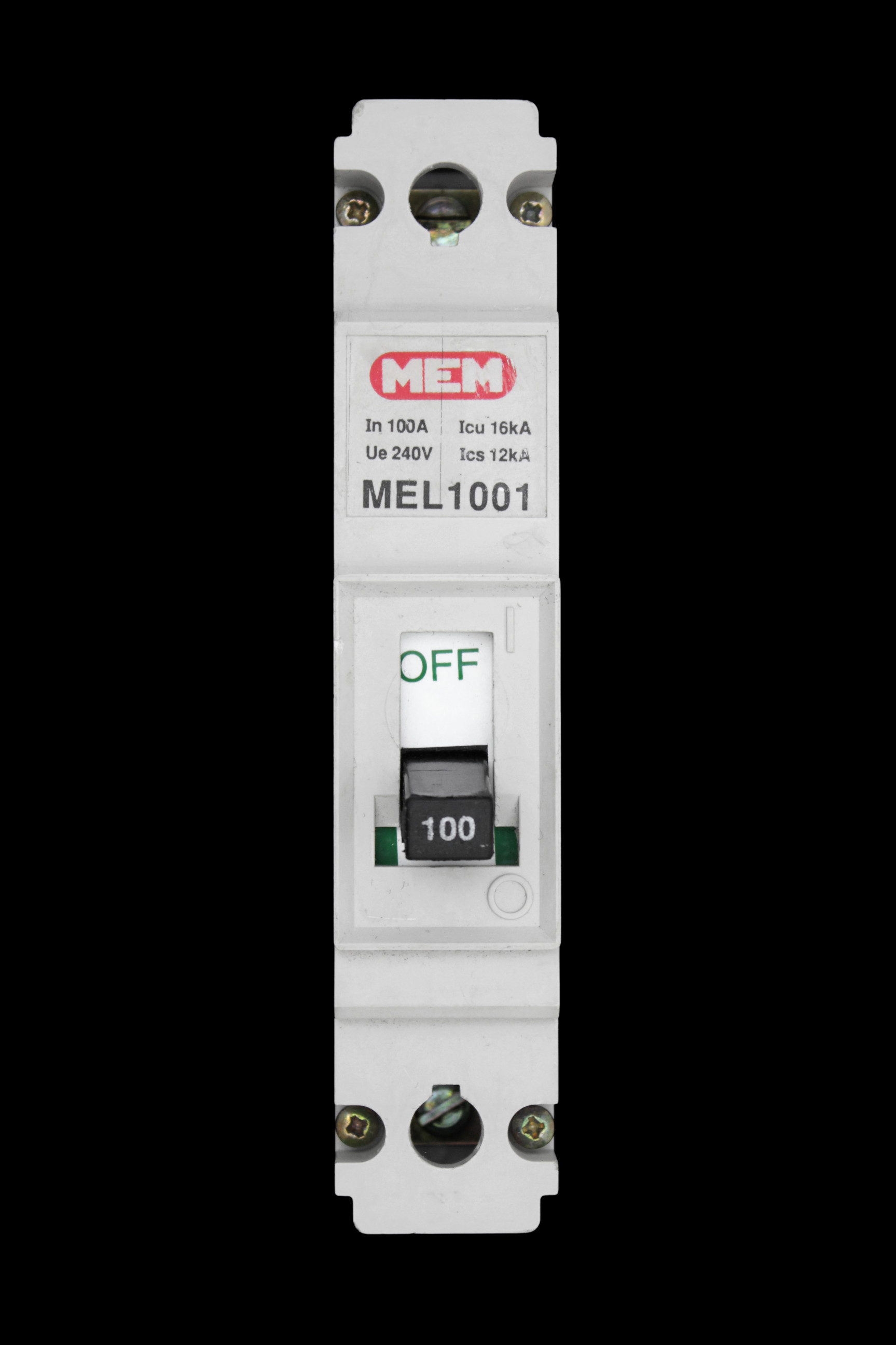 MEM 100 AMP 16kA MCCB MEL1001