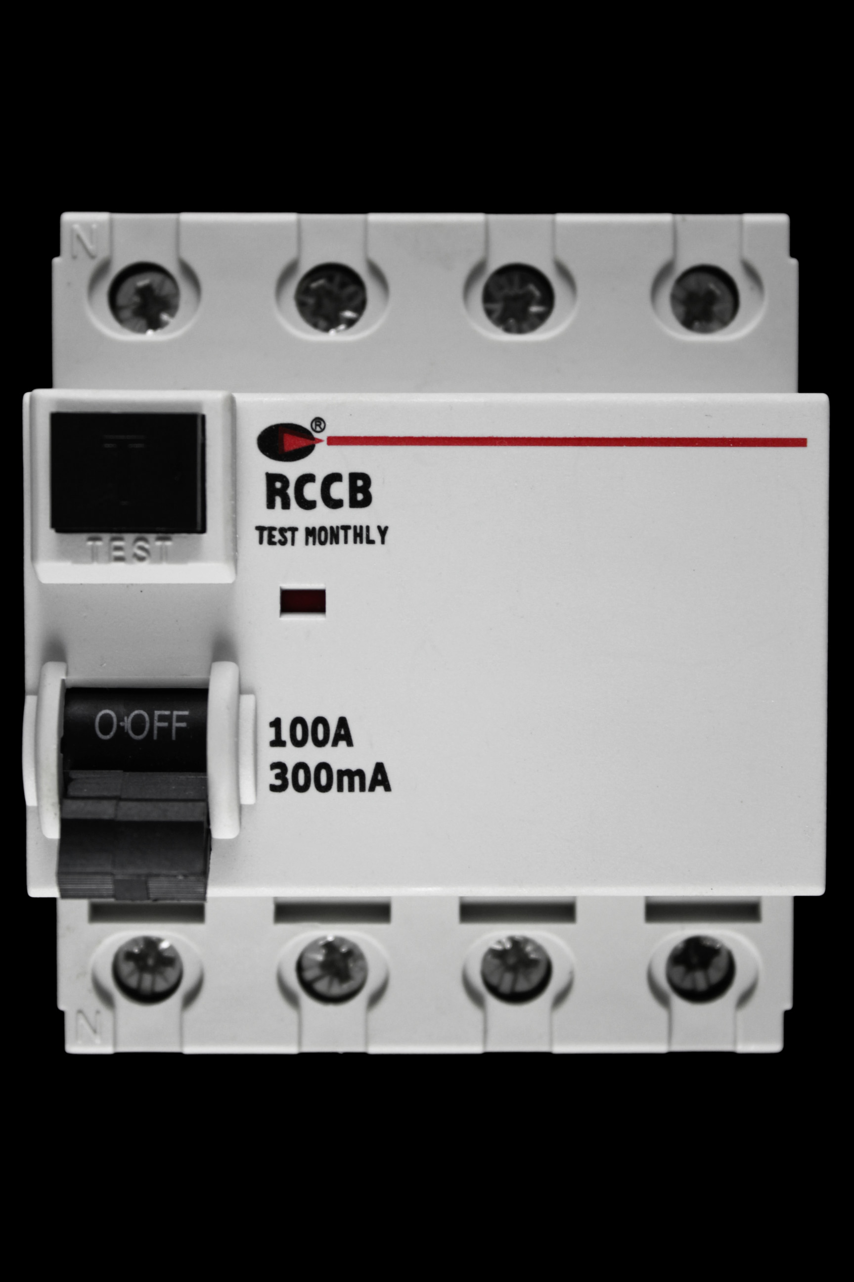 CGD 100 AMP 300mA FOUR POLE RCCB RCD CGD-100/300/4