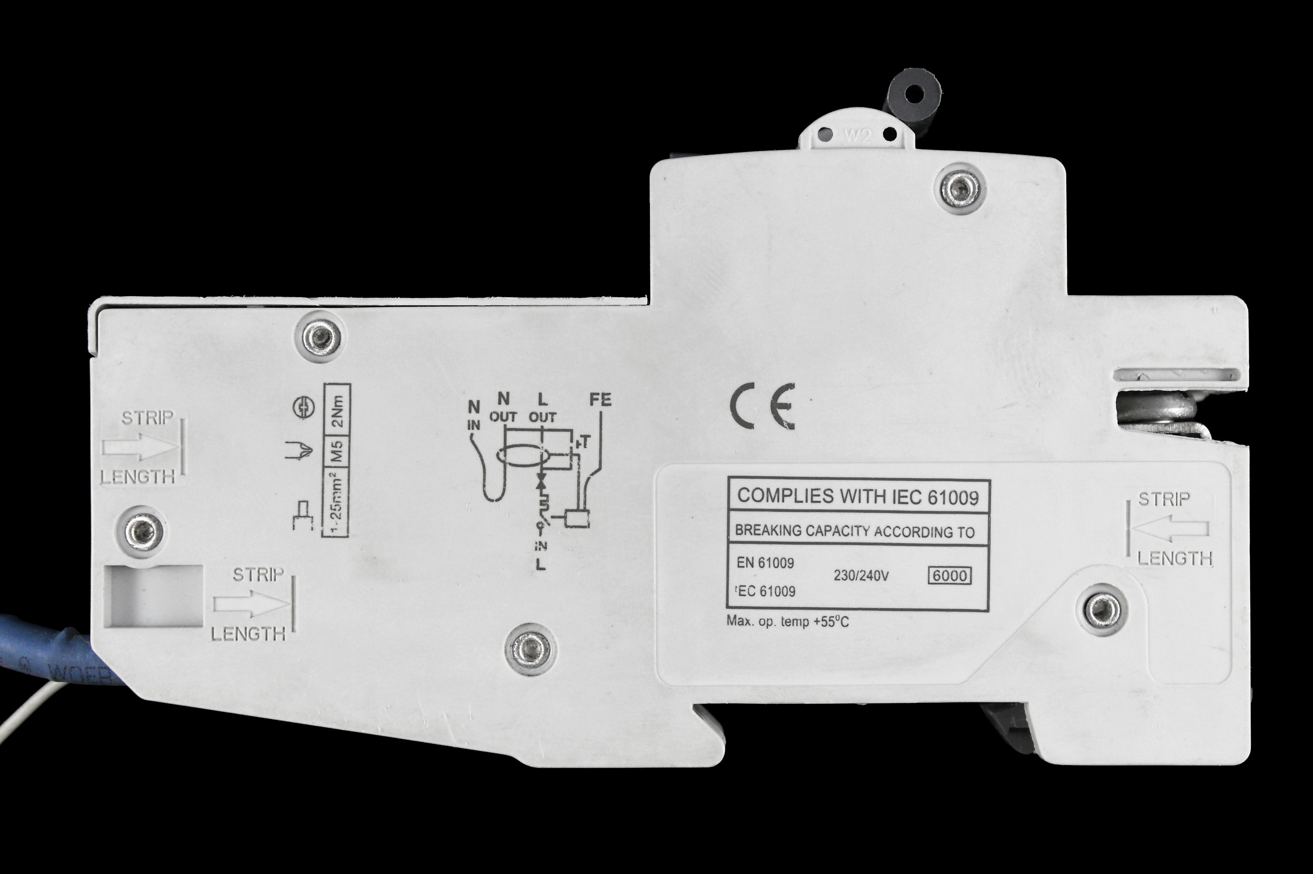 NEWLEC 6 AMP CURVE C 6kA 30mA RCBO NLRCB630CA