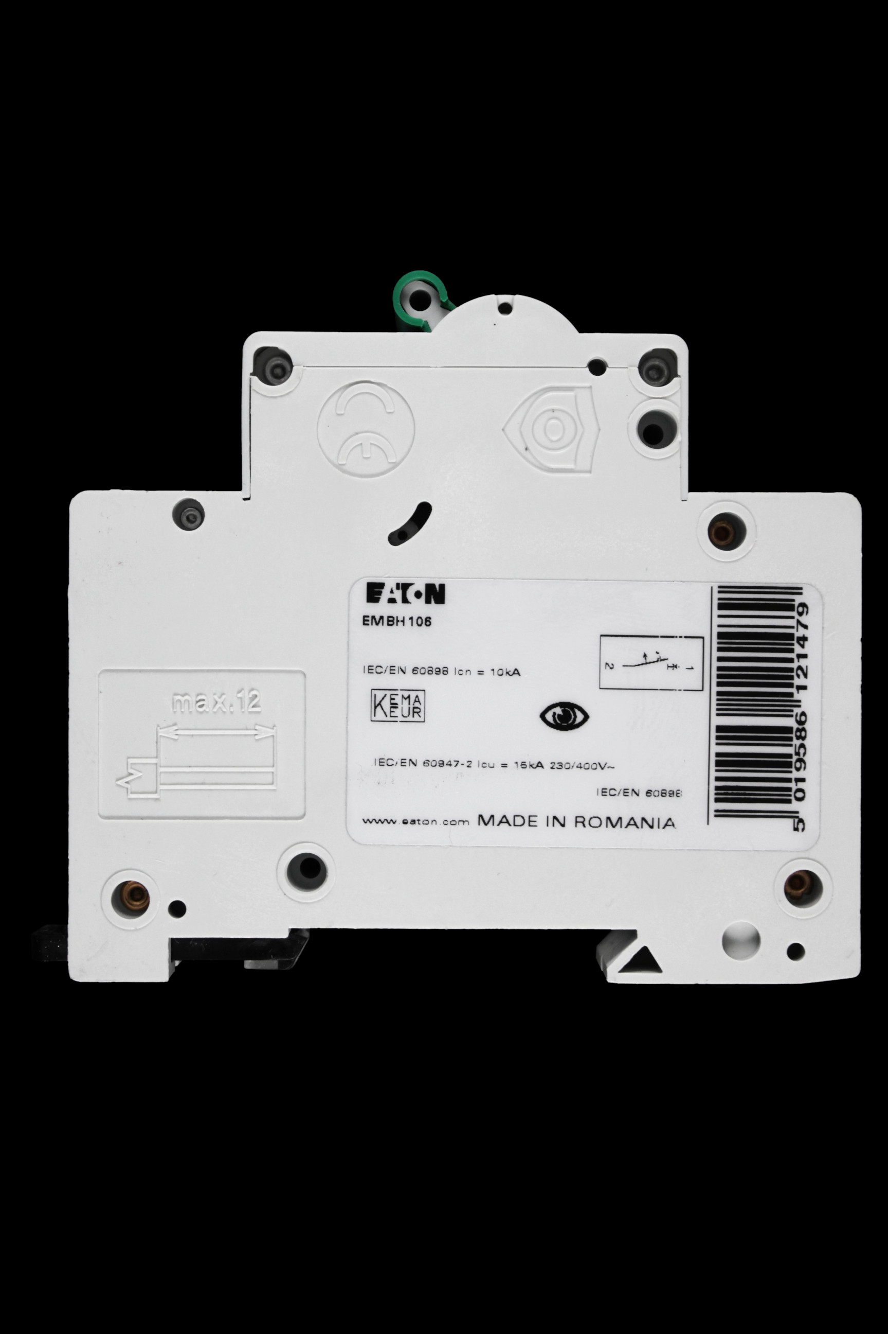 EATON 6 AMP CURVE B 10kA MCB CIRCUIT BREAKER EMBH106