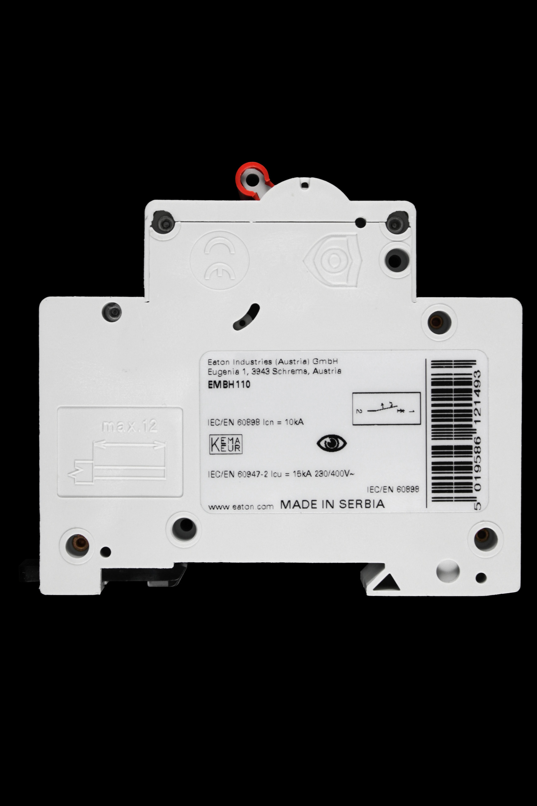 EATON 10 AMP CURVE B 10kA MCB CIRCUIT BREAKER EMBH110
