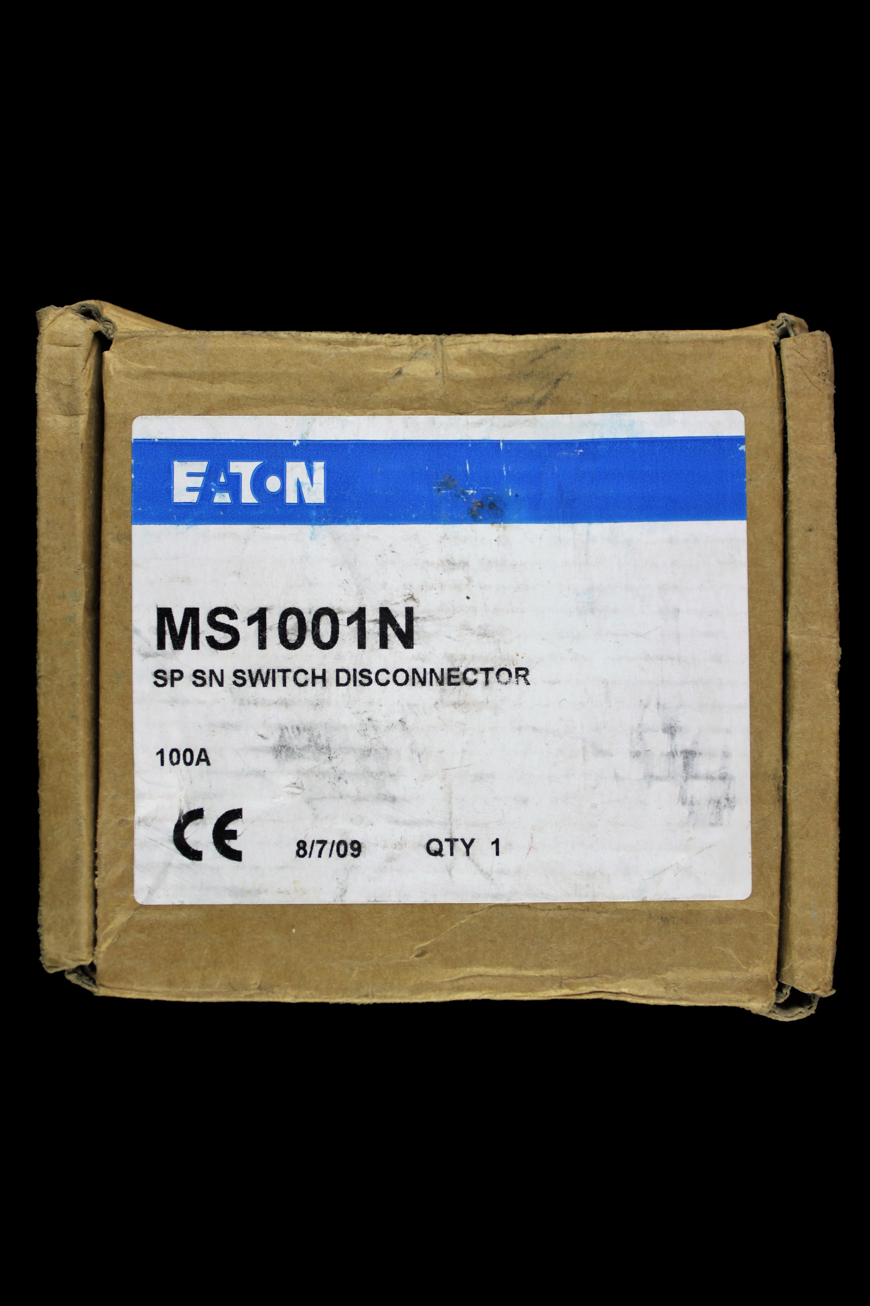 EATON 100 AMP DOUBLE POLE MAIN SWITCH DISCONNECTOR MS1001N