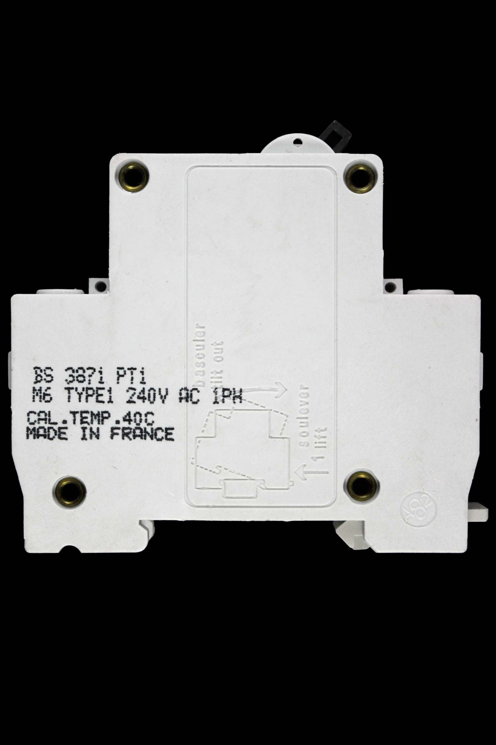 ASHLEY 45 AMP TYPE 1 M6 MCB CIRCUIT BREAKER SUPASAFE MCB45 11243