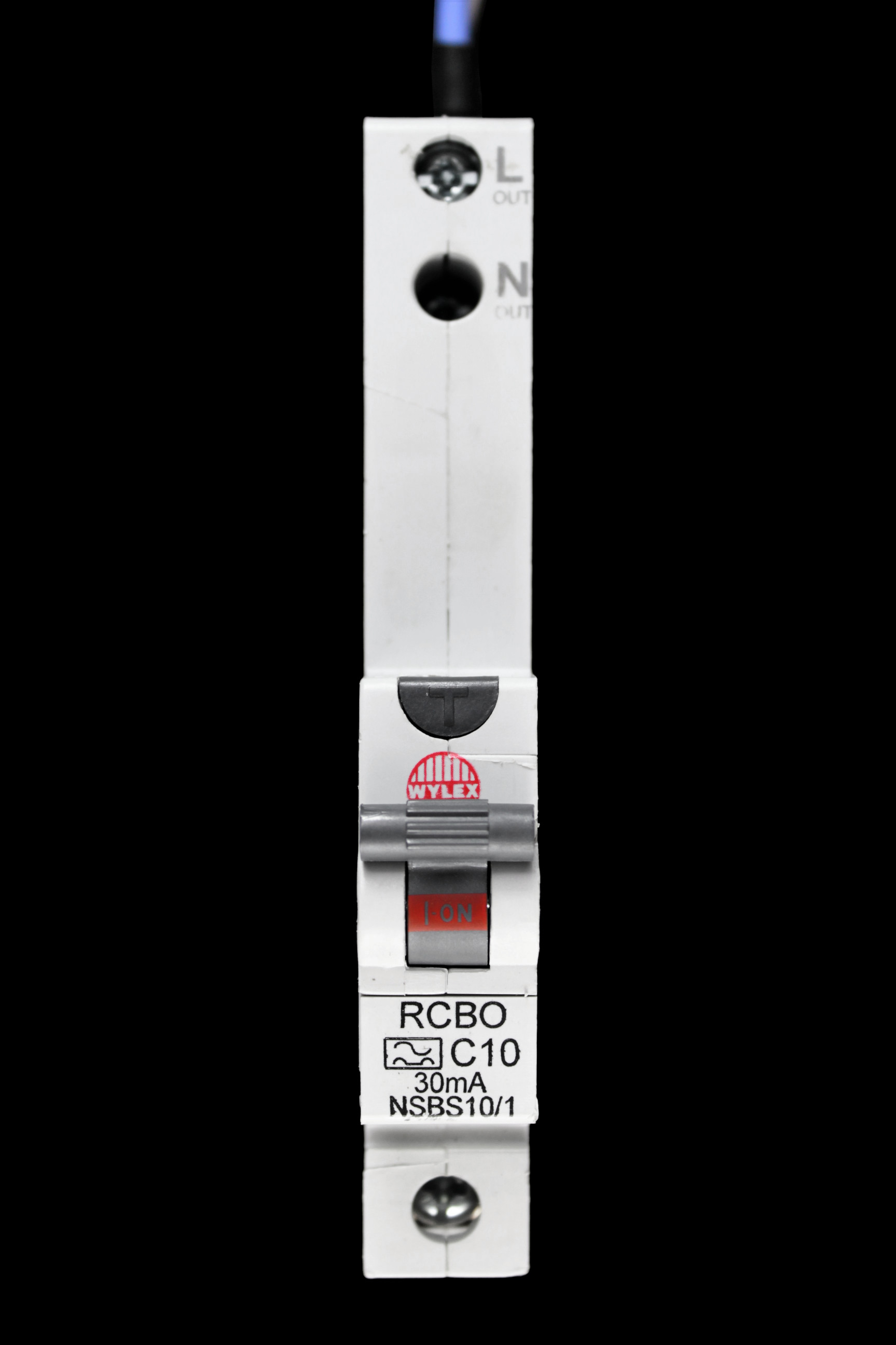 WYLEX 10 AMP CURVE C 10kA 30mA RCBO TYPE A NSBS10/1