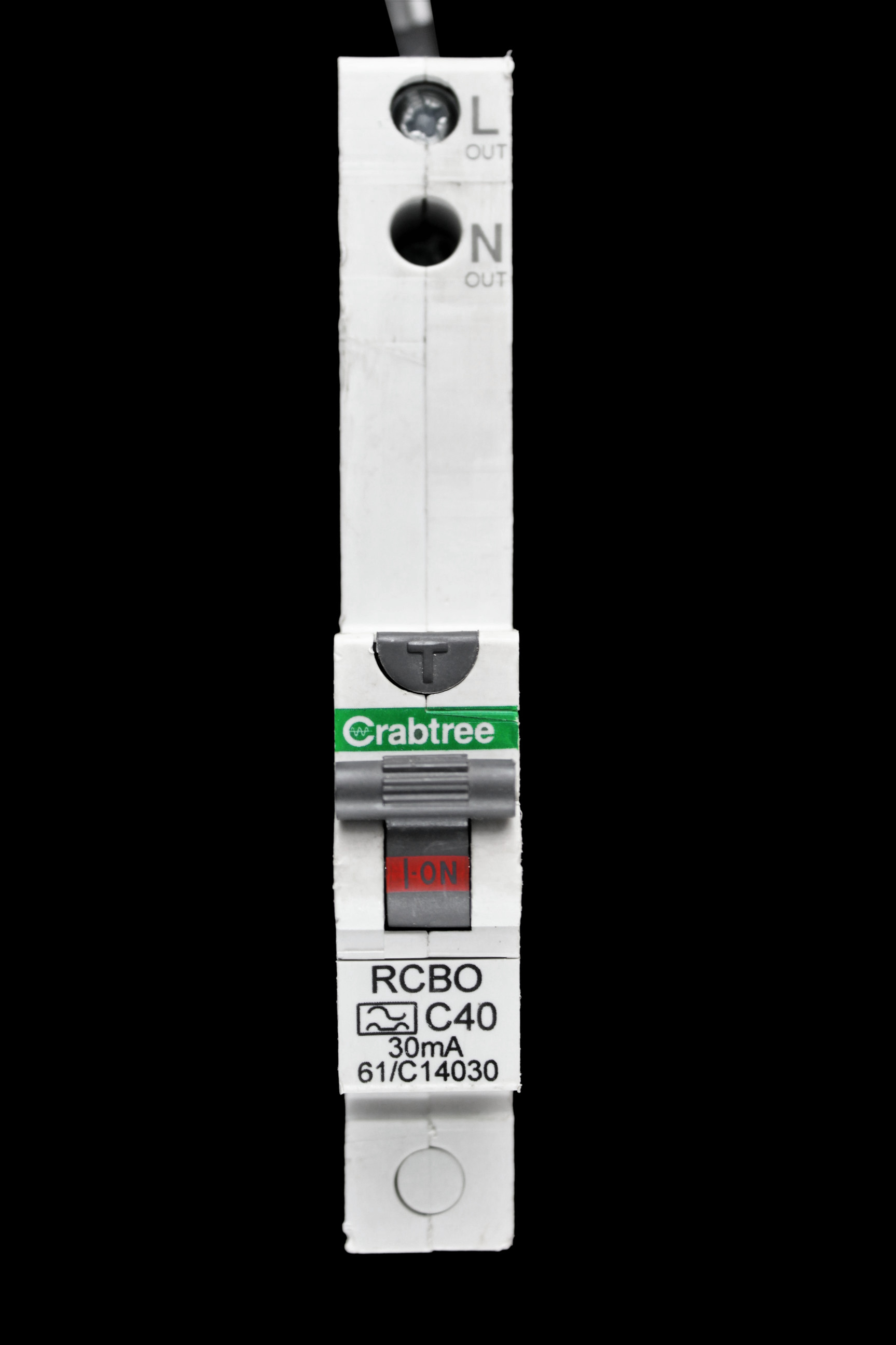 CRABTREE 40 AMP CURVE C 10kA 30mA RCBO TYPE A 61/C14030 STARBREAKER BC