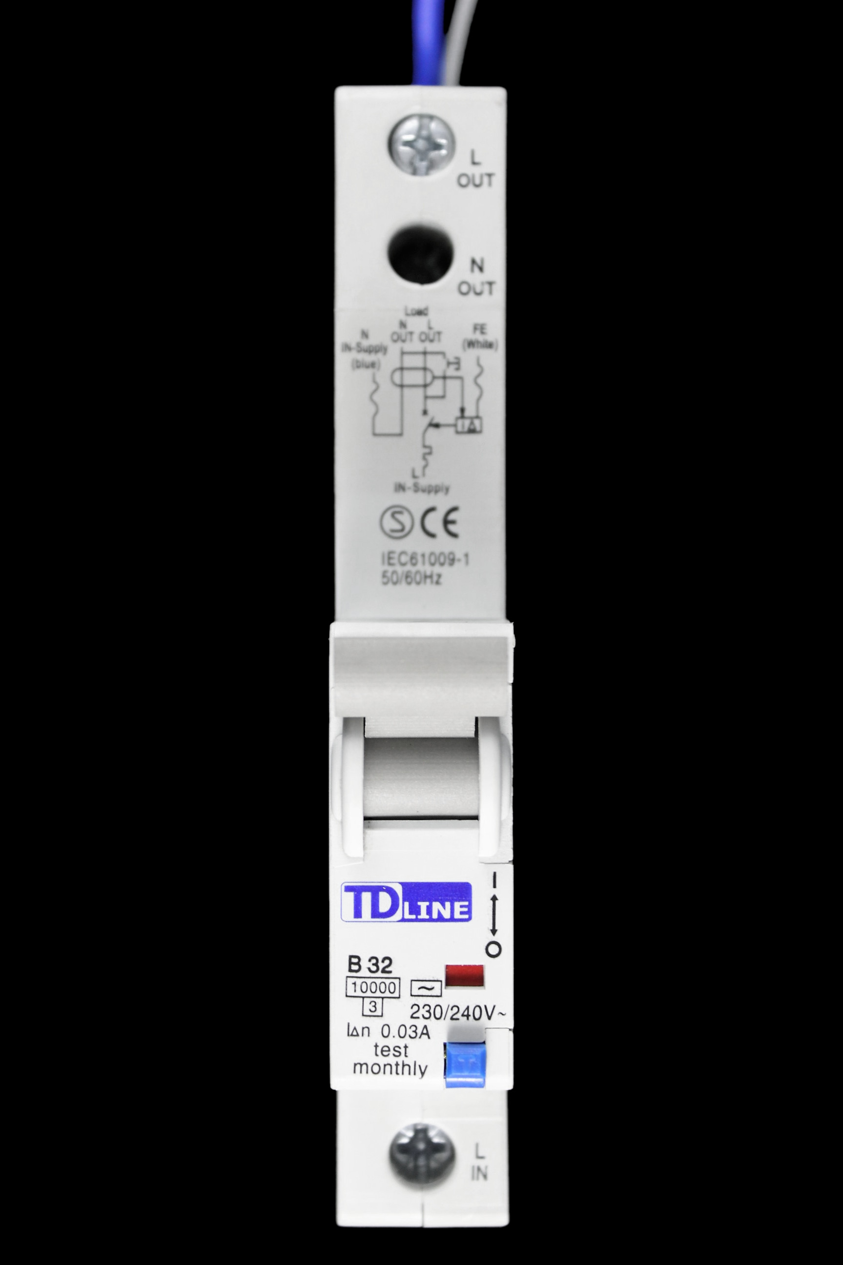 TD LINE 32 AMP CURVE B 10kA 30mA RCBO TDRCBO