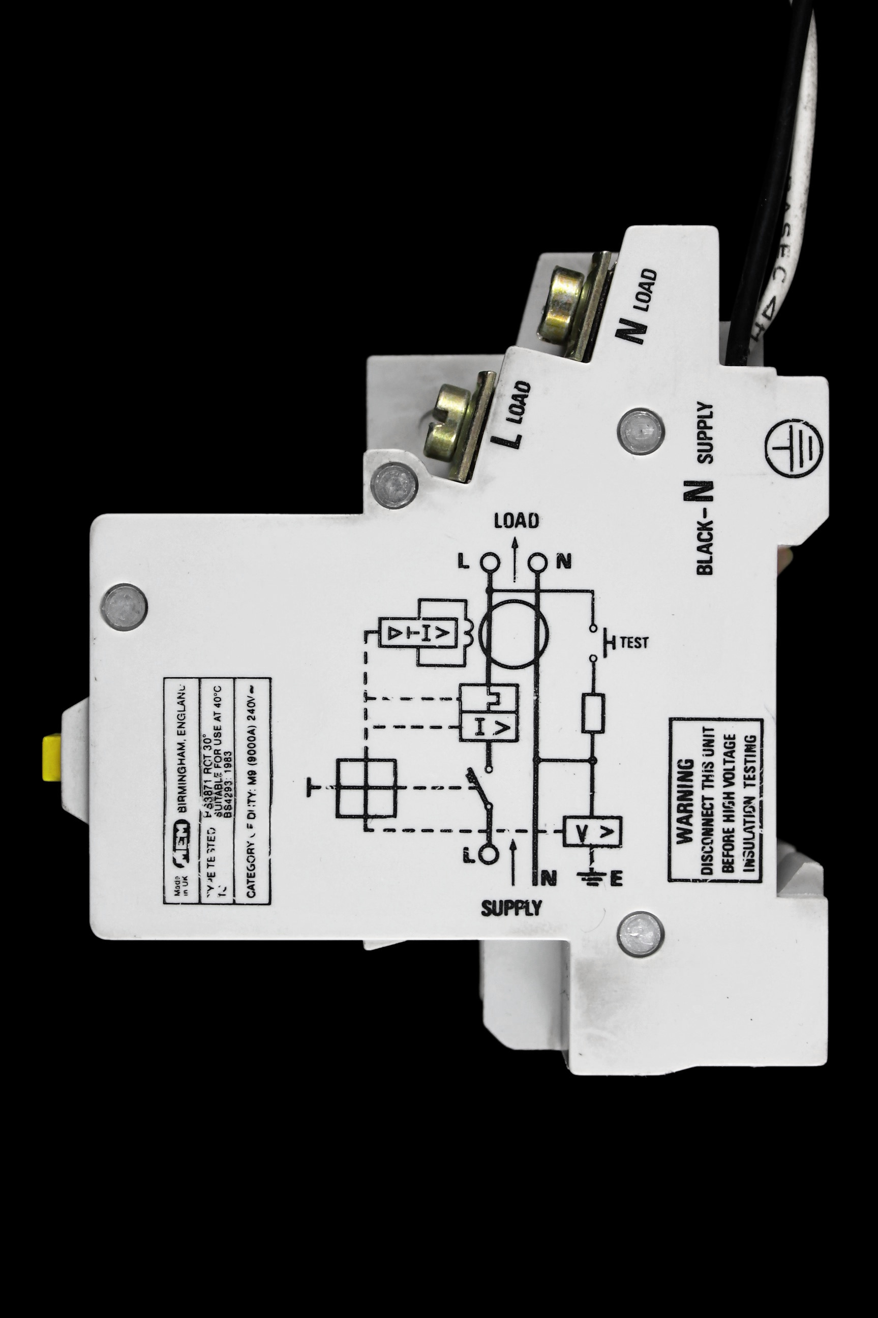 MEM 16 AMP CURVE C M9 30mA DOUBLE POLE RCBO MCB RCD 161MCR