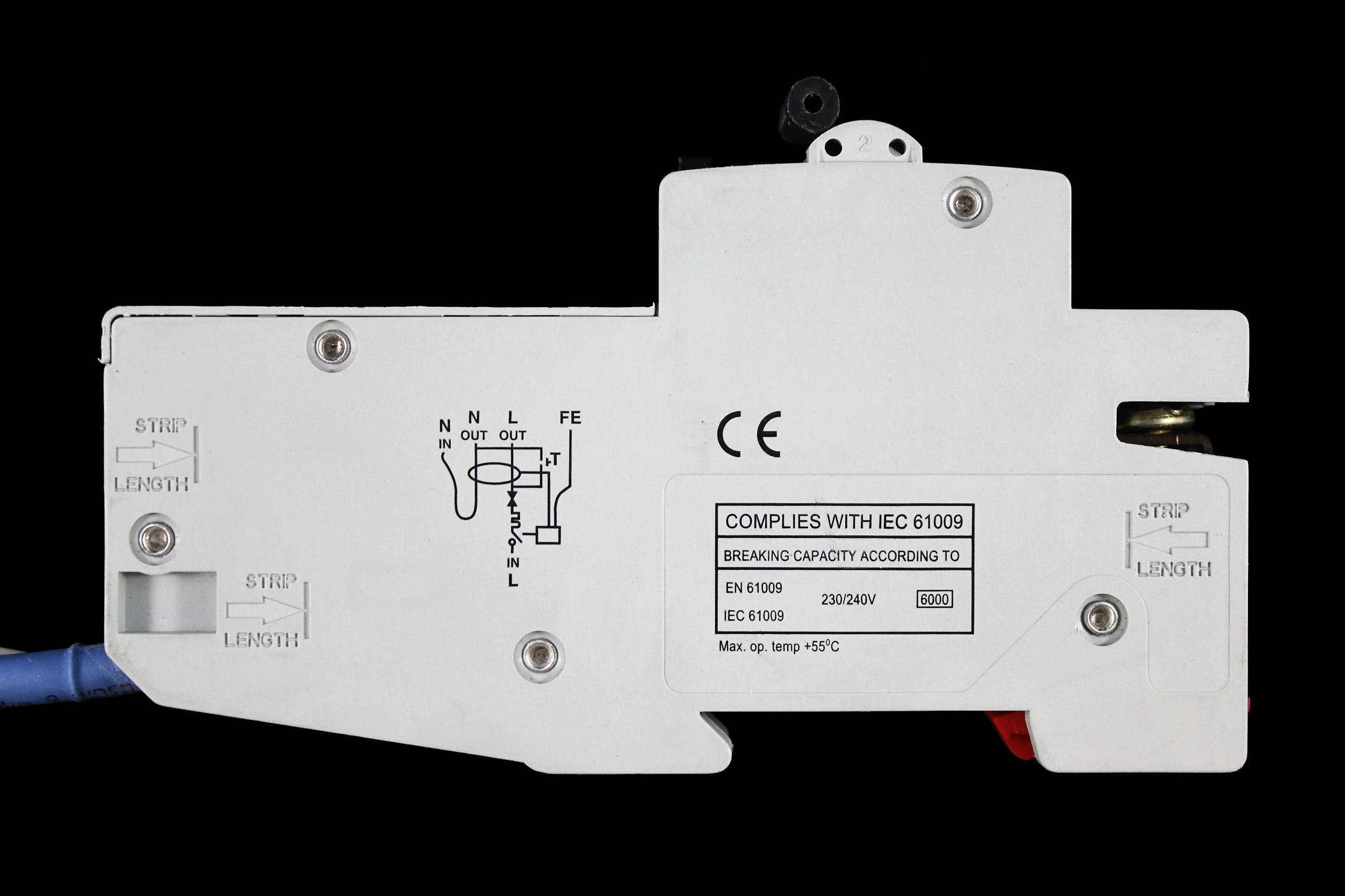 SECTOR 32 AMP CURVE C 6kA 30mA RCBO SVRCBO32/C BLUE