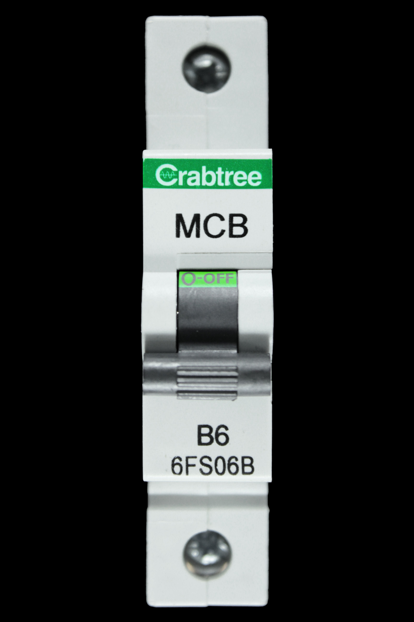 CRABTREE 6 AMP CURVE B 6kA MCB CIRCUIT BREAKER 6FS06B LOADSTAR