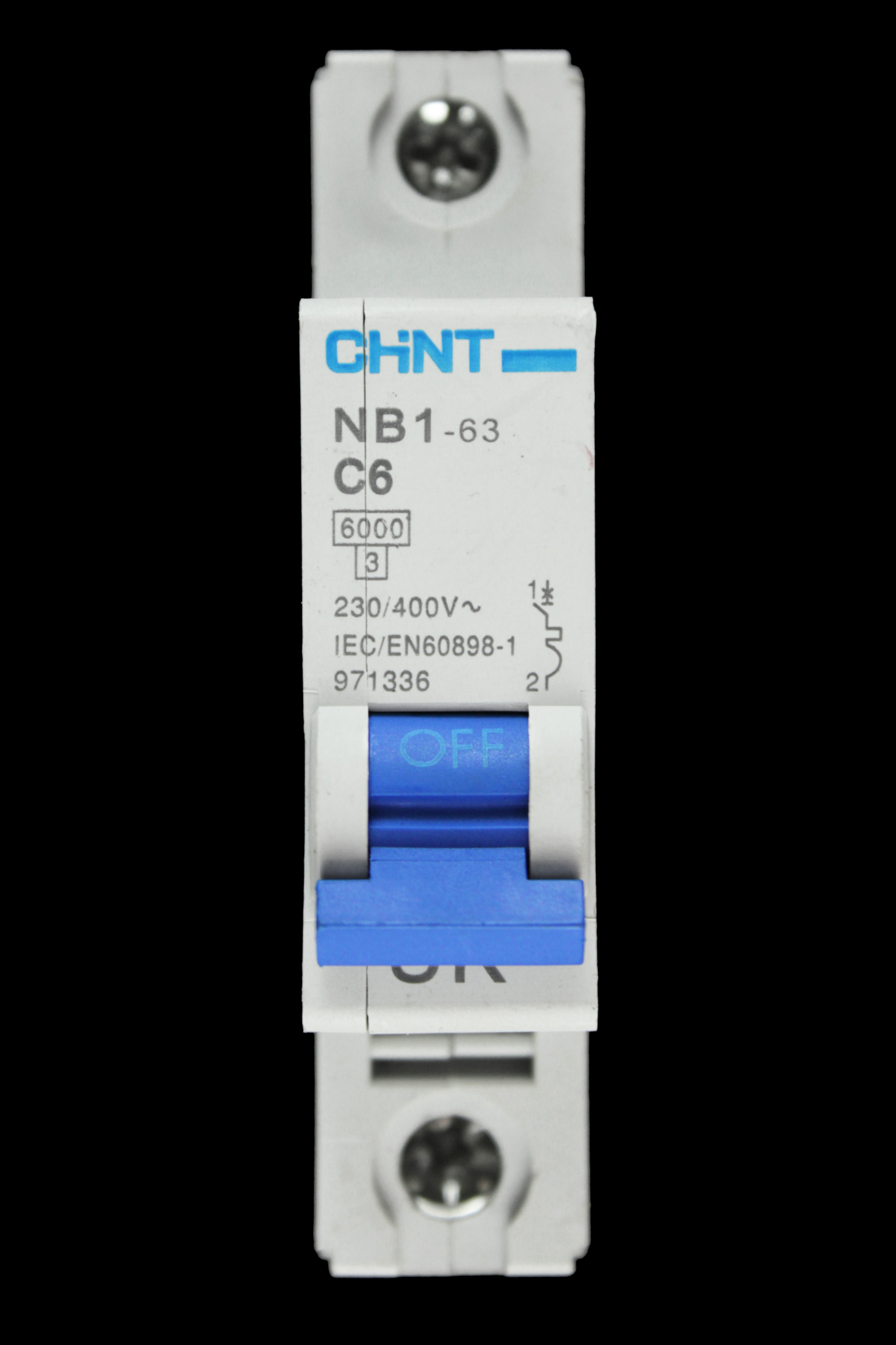 CHINT 6 AMP CURVE C 6kA MCB CIRCUIT BREAKER NB1-63