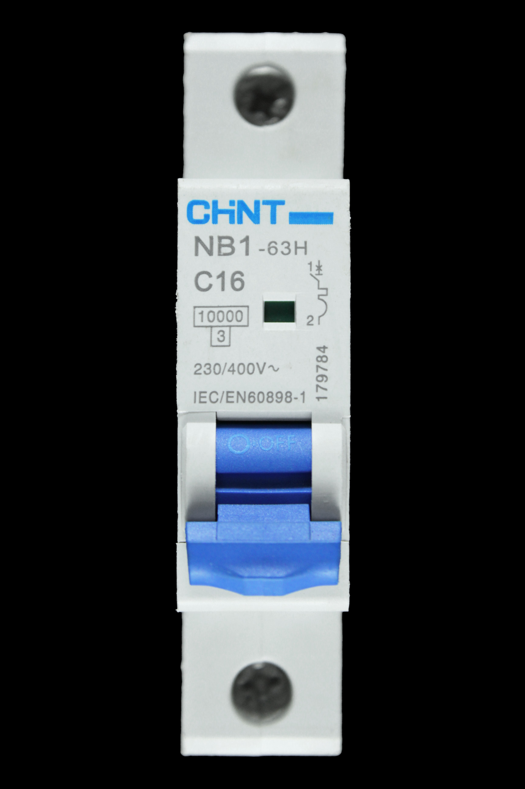 CHINT 16 AMP CURVE C 10kA MCB CIRCUIT BREAKER NB1-63H 179784