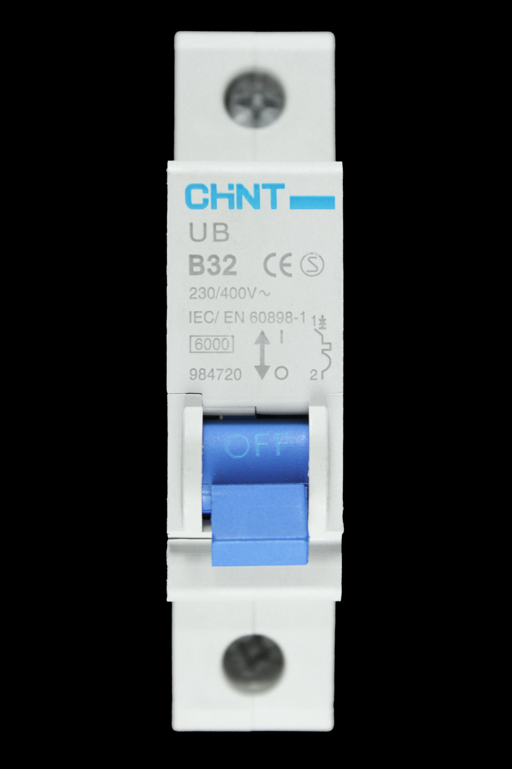 CHINT 32 AMP CURVE B 6kA MCB CIRCUIT BREAKER UB 984720
