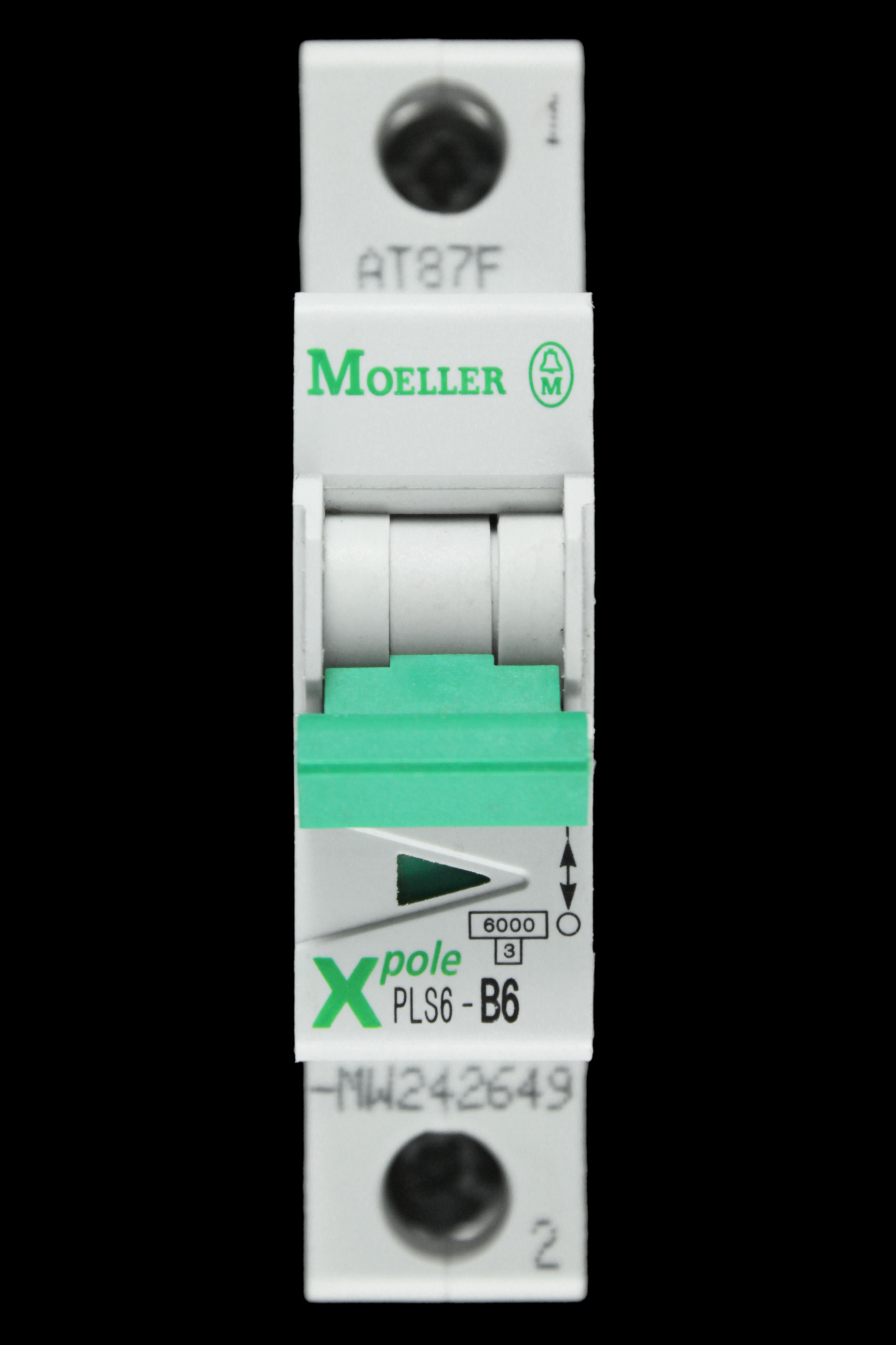 MOELLER 6 AMP CURVE B 6kA MCB CIRCUIT BREAKER XPOLE PLS6-B6-MW