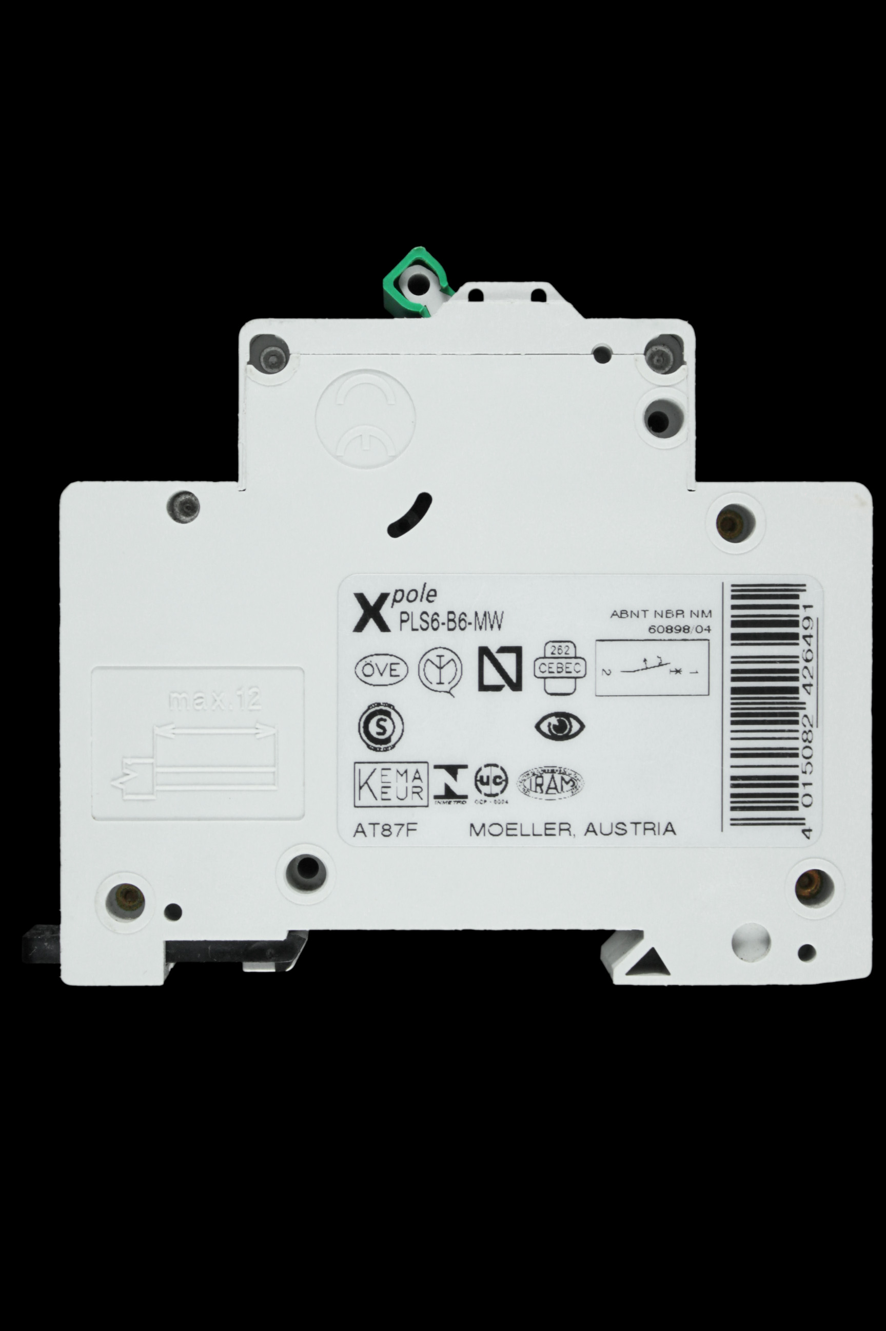 MOELLER 6 AMP CURVE B 6kA MCB CIRCUIT BREAKER XPOLE PLS6-B6-MW