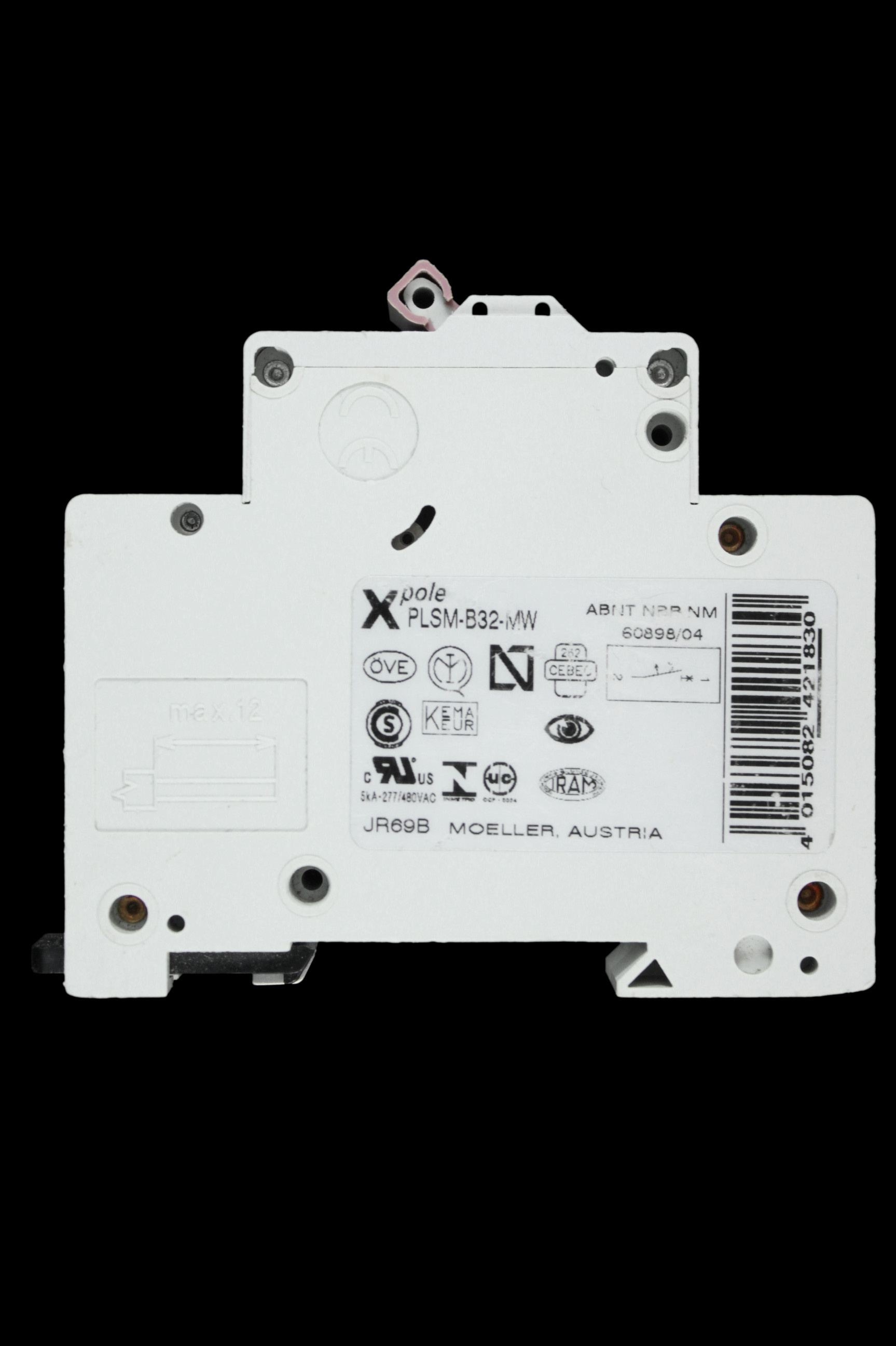 MOELLER 32 AMP CURVE B 10kA MCB CIRCUIT BREAKER XPOLE PLSM-B32-MW