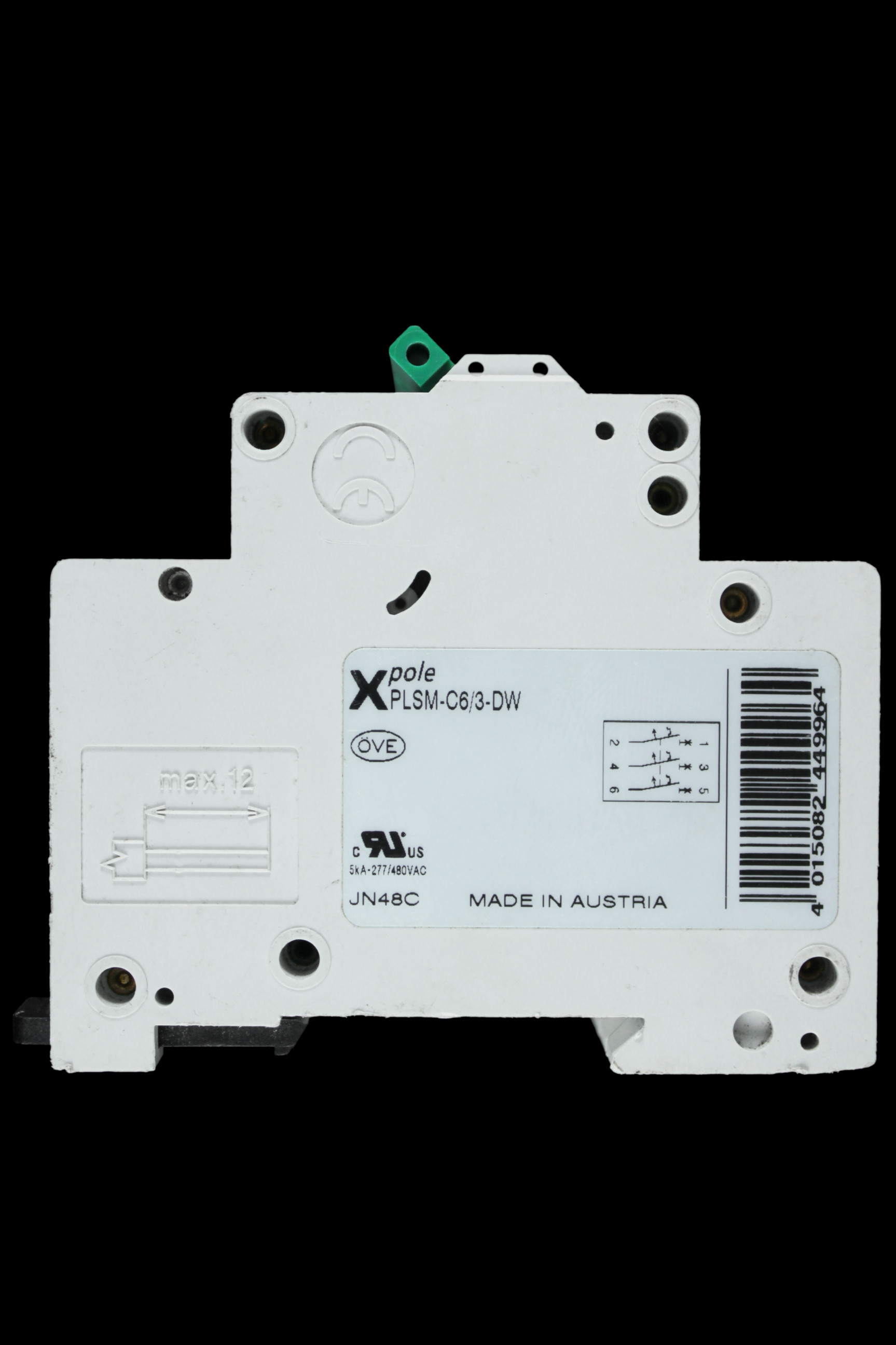 MOELLER 6 AMP CURVE C 10kA TRIPLE POLE MCB CIRCUIT BREAKER PLSM-C6/3