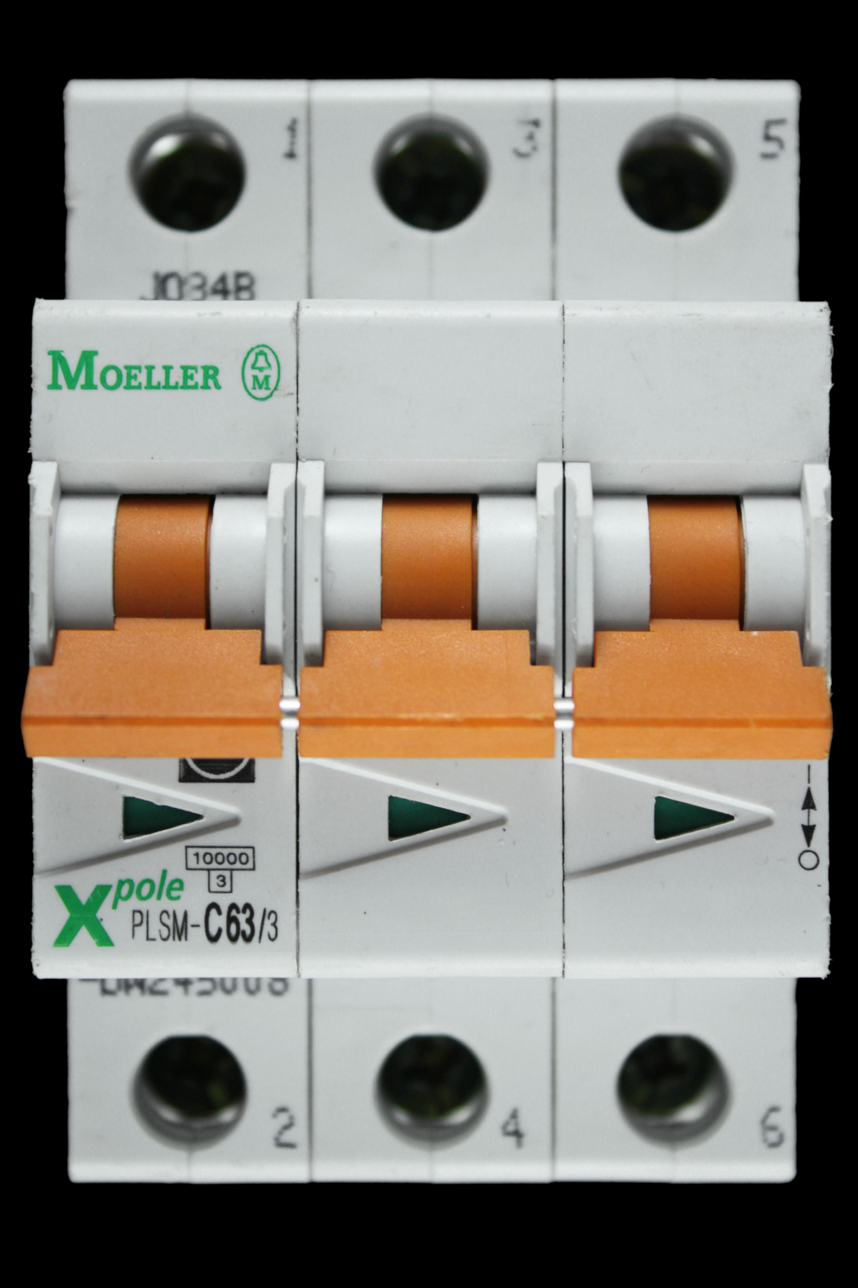 MOELLER 63 AMP CURVE C 10kA TRIPLE POLE MCB CIRCUIT BREAKER PLSM-C63/3