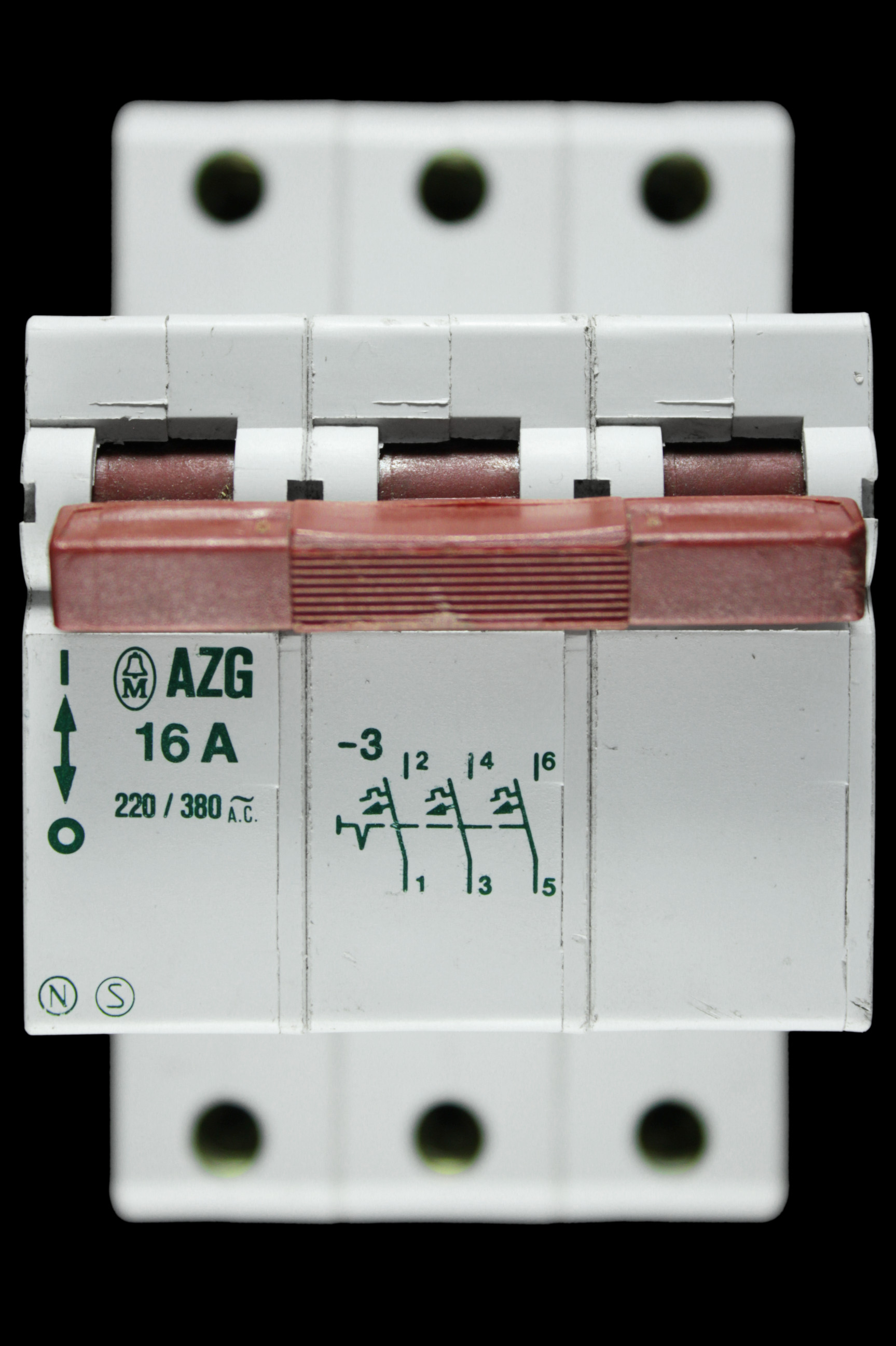 MOELLER 16 AMP M9 TRIPLE POLE MCB CIRCUIT BREAKER AZG