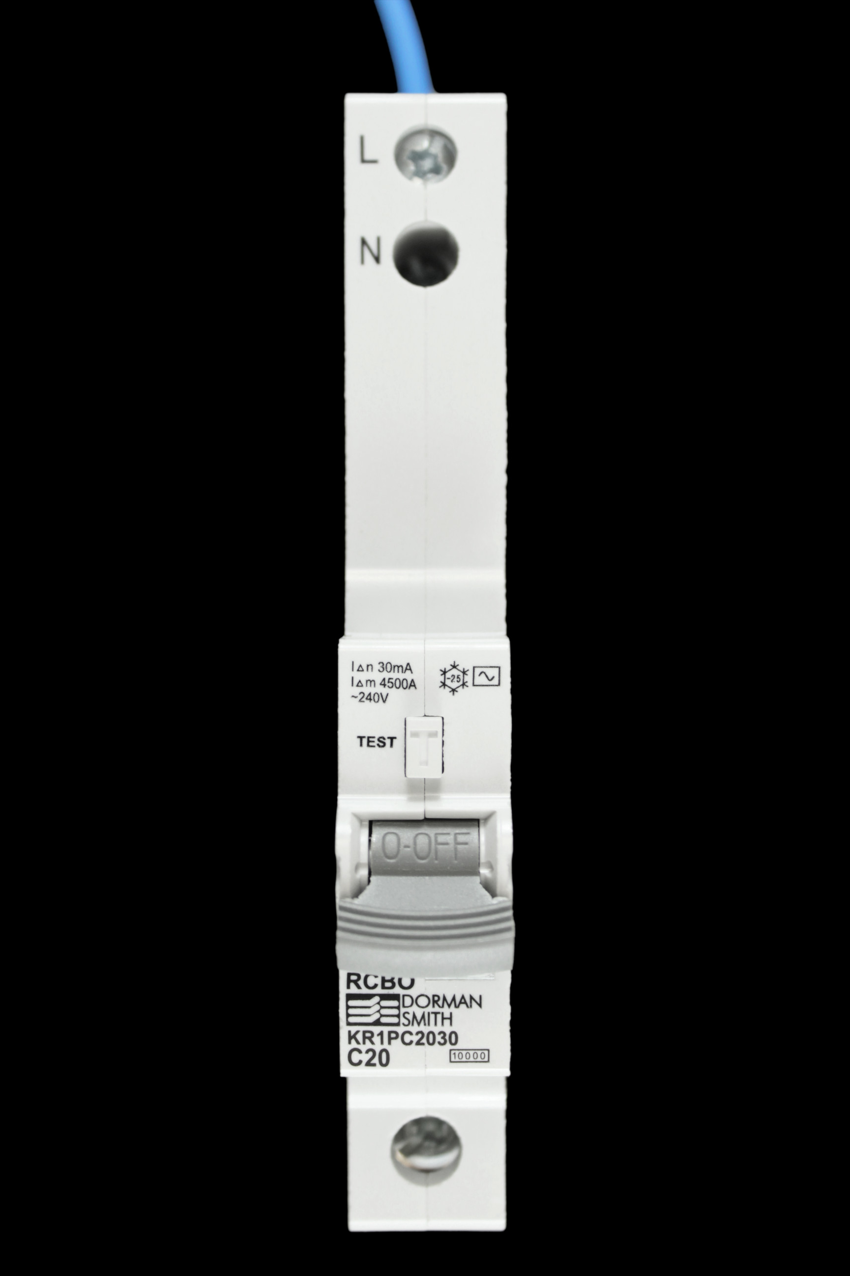 DORMAN SMITH 20 AMP CURVE C 10kA 30mA RCBO TYPE AC KR1PC2030
