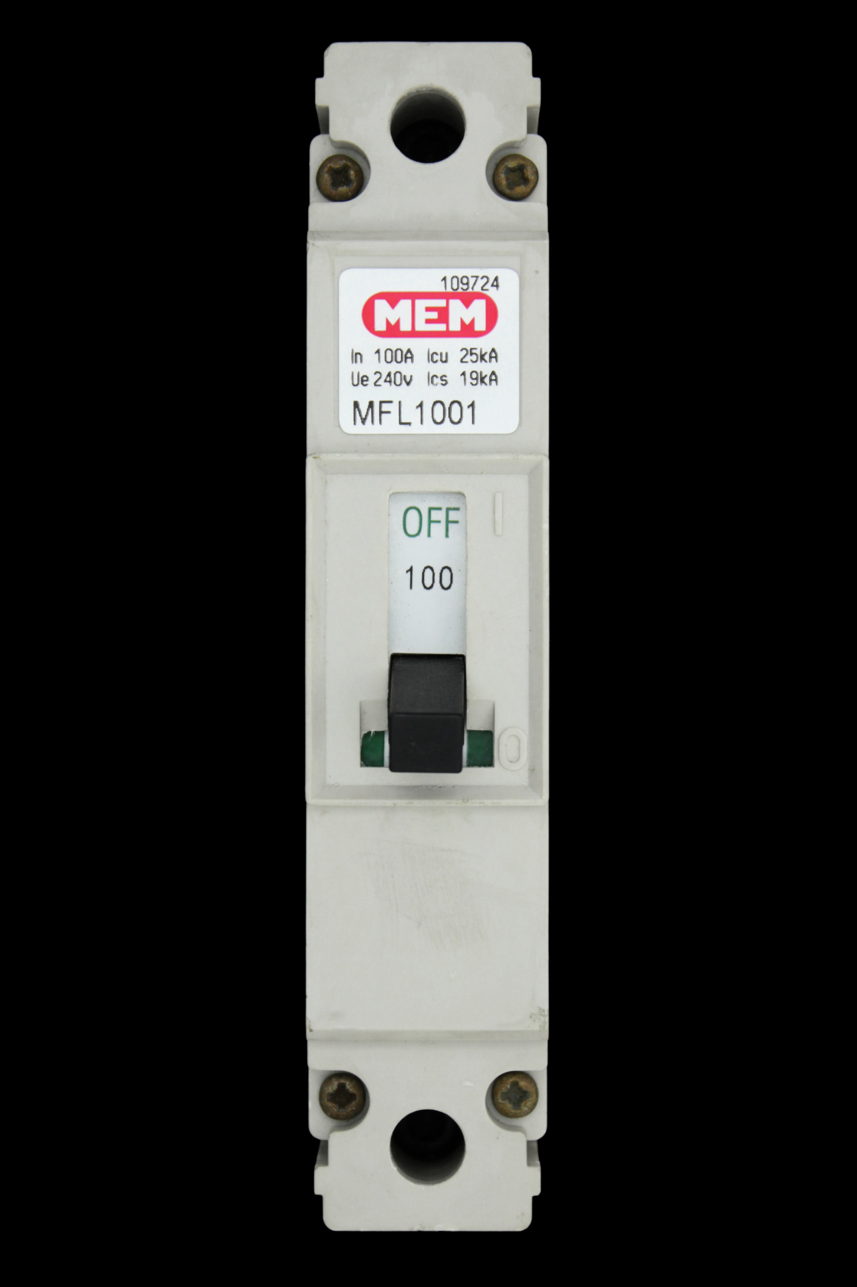 MEM 100 AMP 25kA MCCB MFL1001