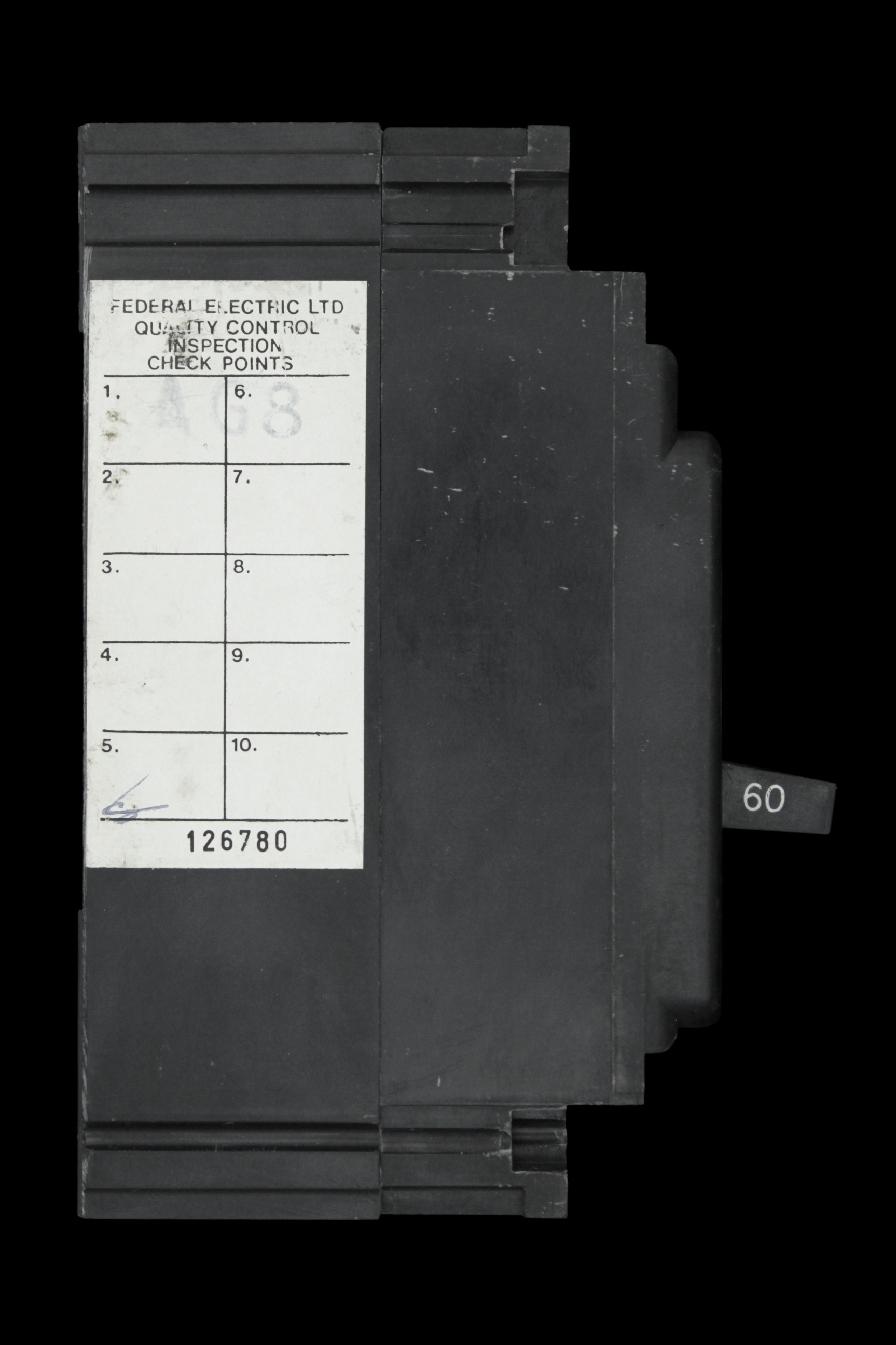 FEDERAL ELECTRIC 60 AMP 18kA MCCB NEF 211060