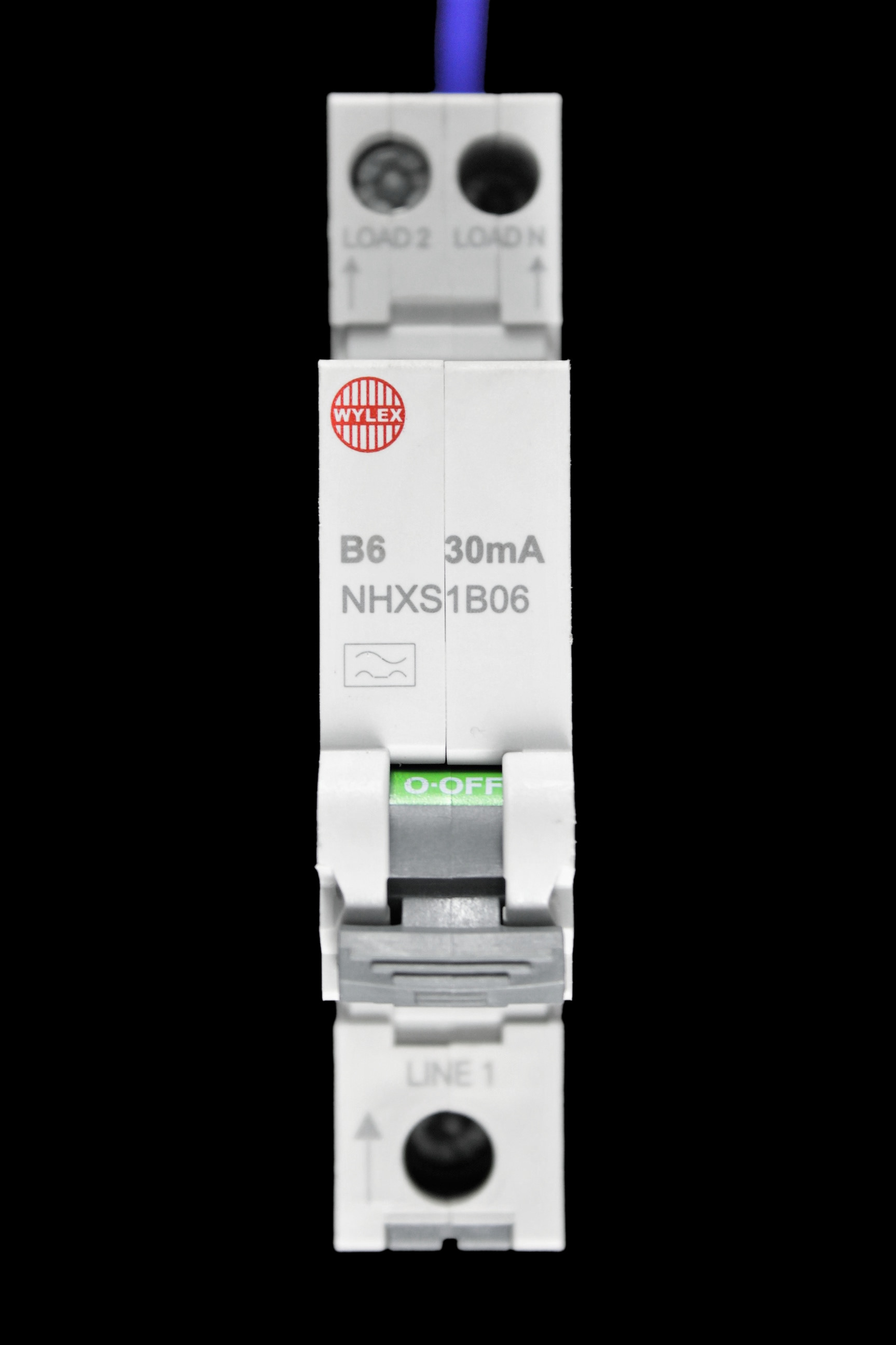 WYLEX 6 AMP CURVE B 6kA 30mA RCBO TYPE A NHXS1B06