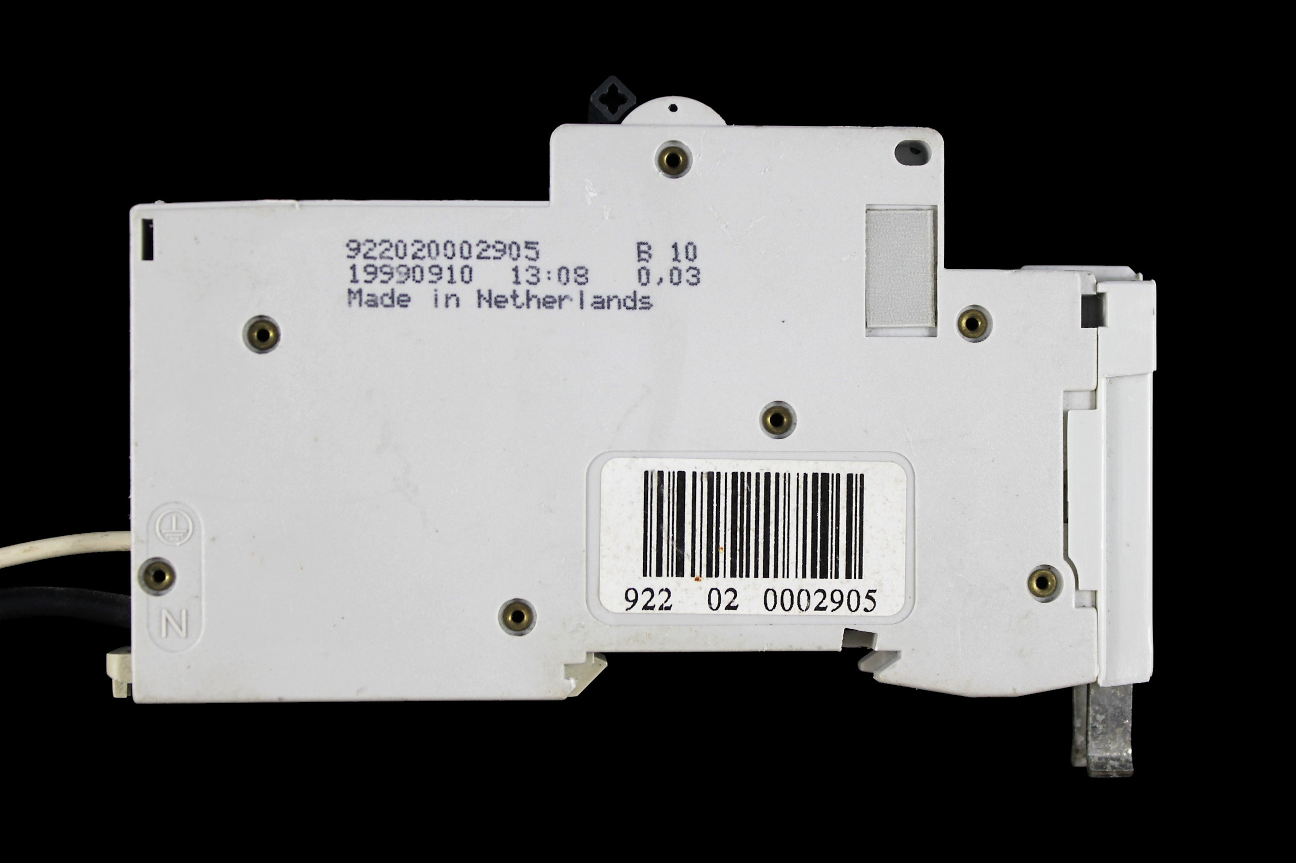 SQUARE D 10 AMP CURVE B 6kA 30mA RCBO TYPE AC SQOR 110B03