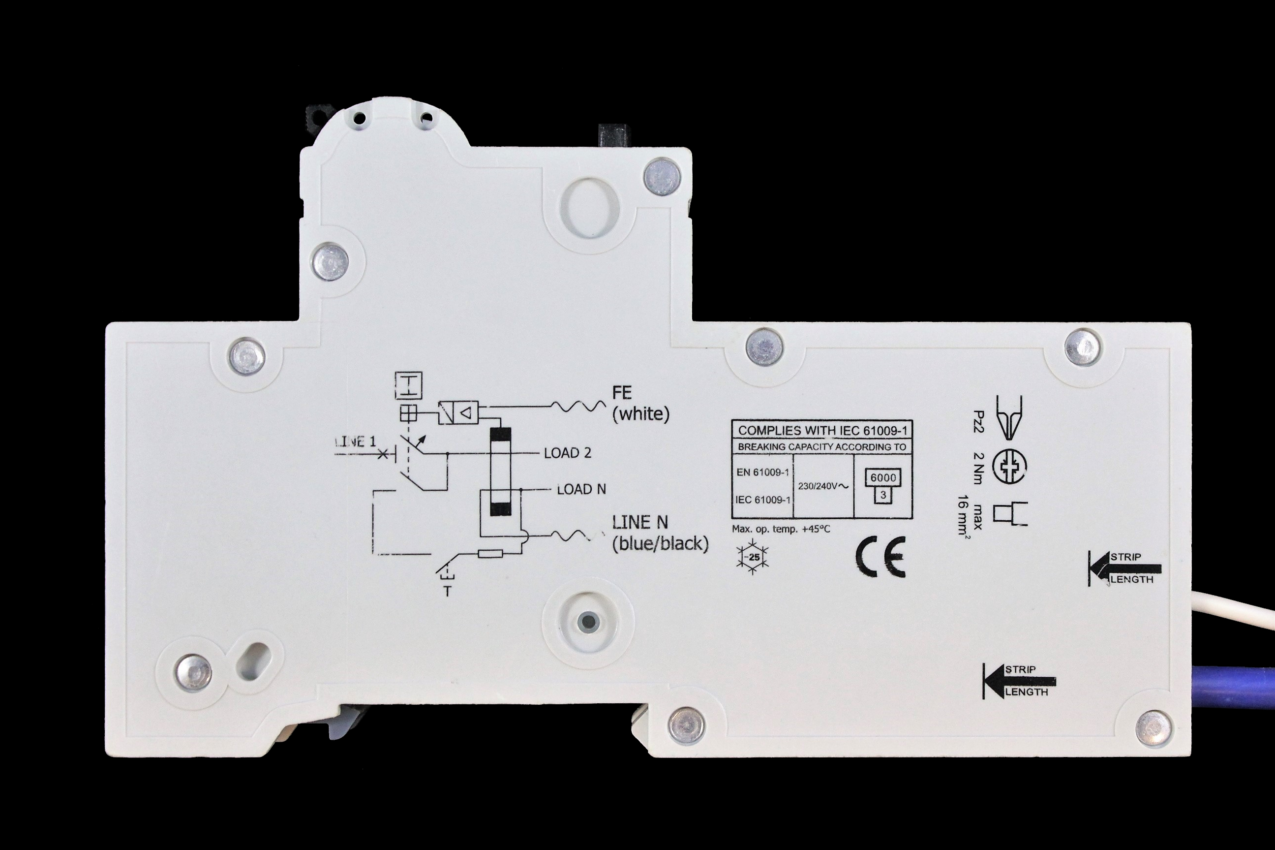 CRABTREE 10 AMP CURVE C 6kA 30mA RCBO TYPE A 6FSR10/30C LOADSTAR