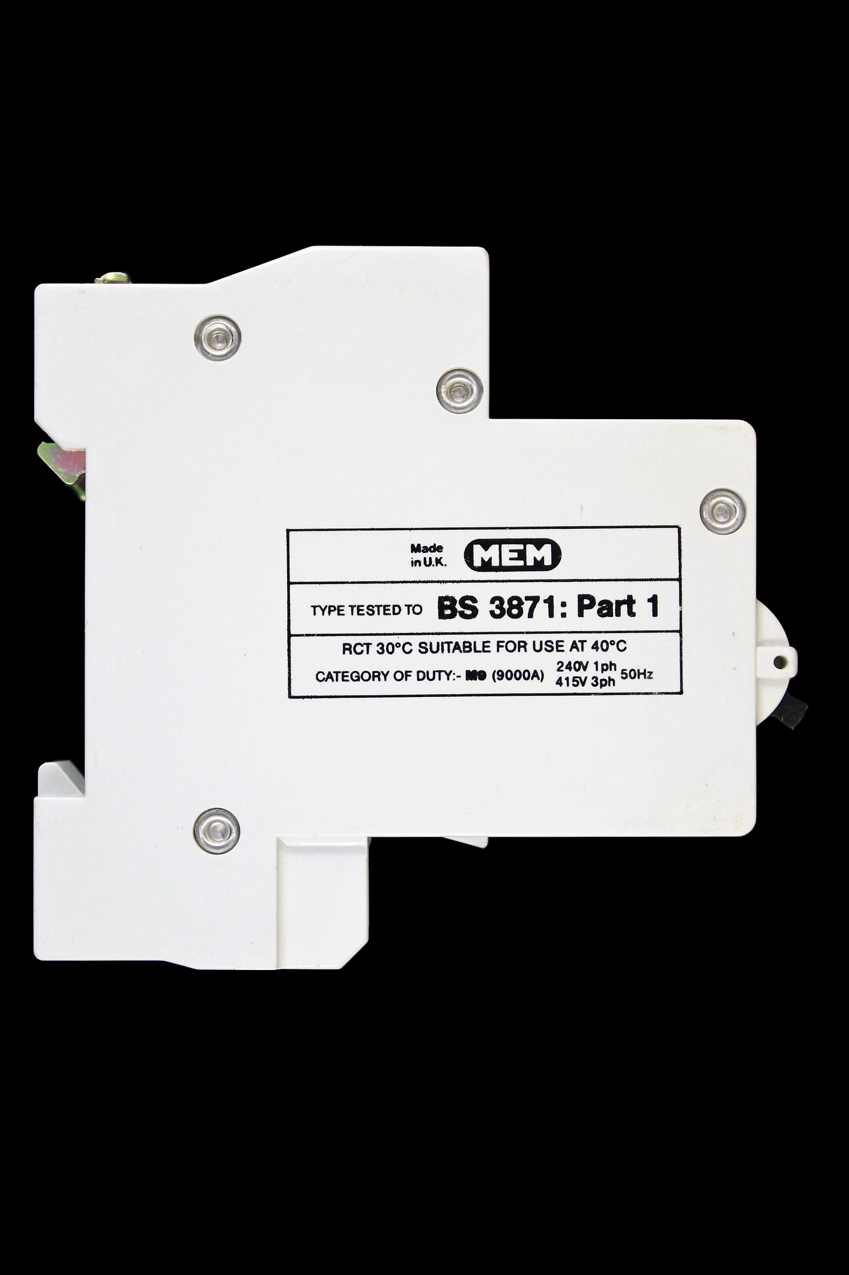 MEM 50 AMP TYPE 3 M9 MCB CIRCUIT BREAKER 501MB3 GREY