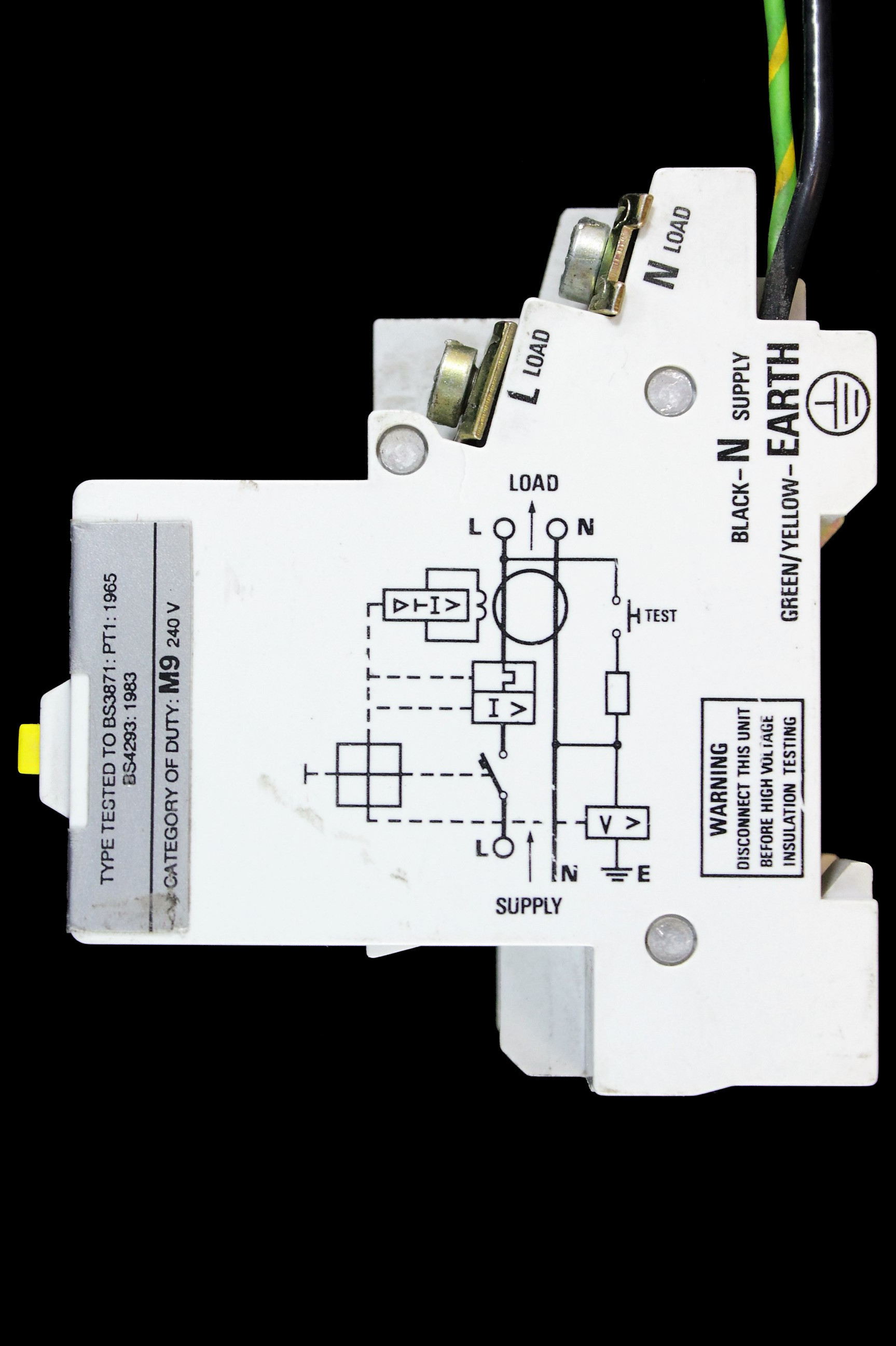 BILL 20 AMP TYPE 3 M9 30mA DOUBLE POLE MCB-RCD RCBO 3T201R