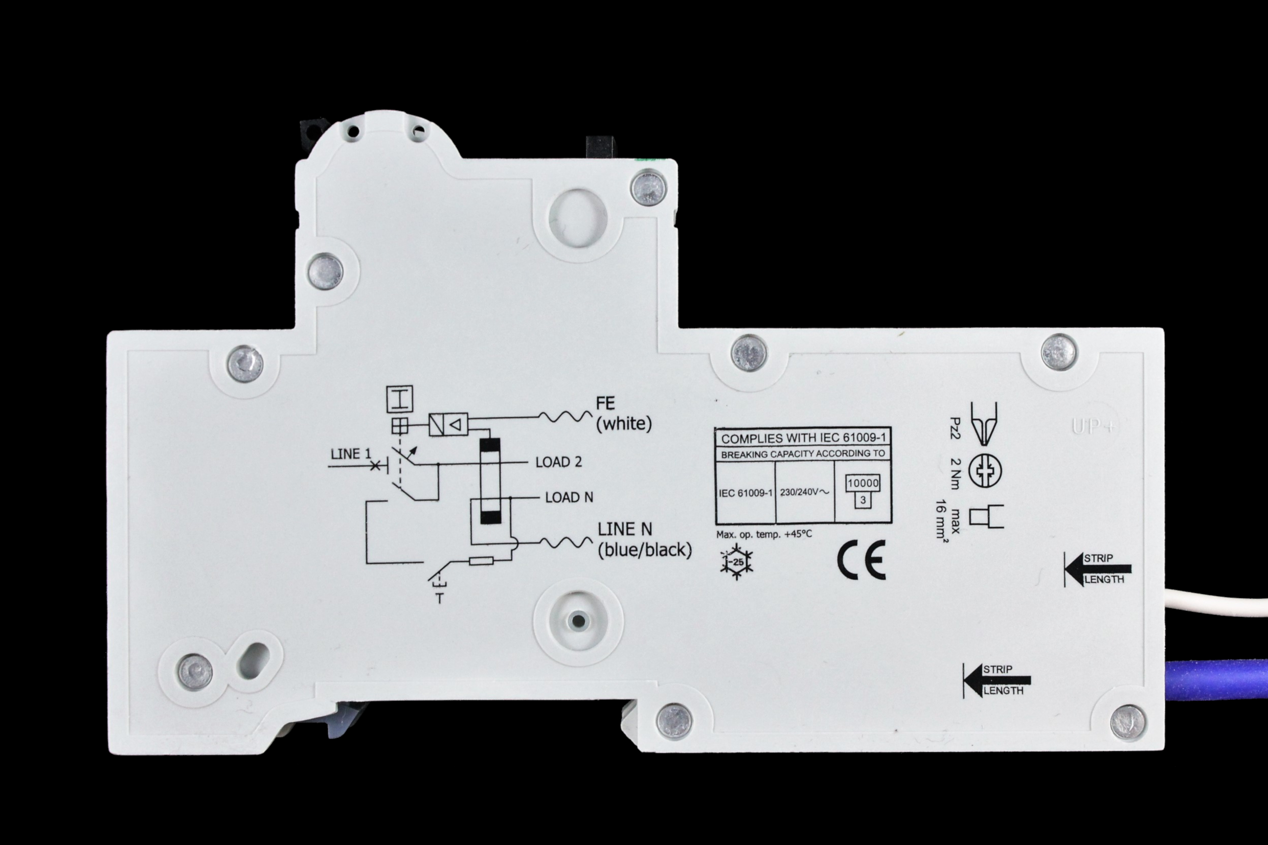 CRABTREE 16 AMP CURVE C 10kA 30mA RCBO 6HSR16/30C LOADSTAR
