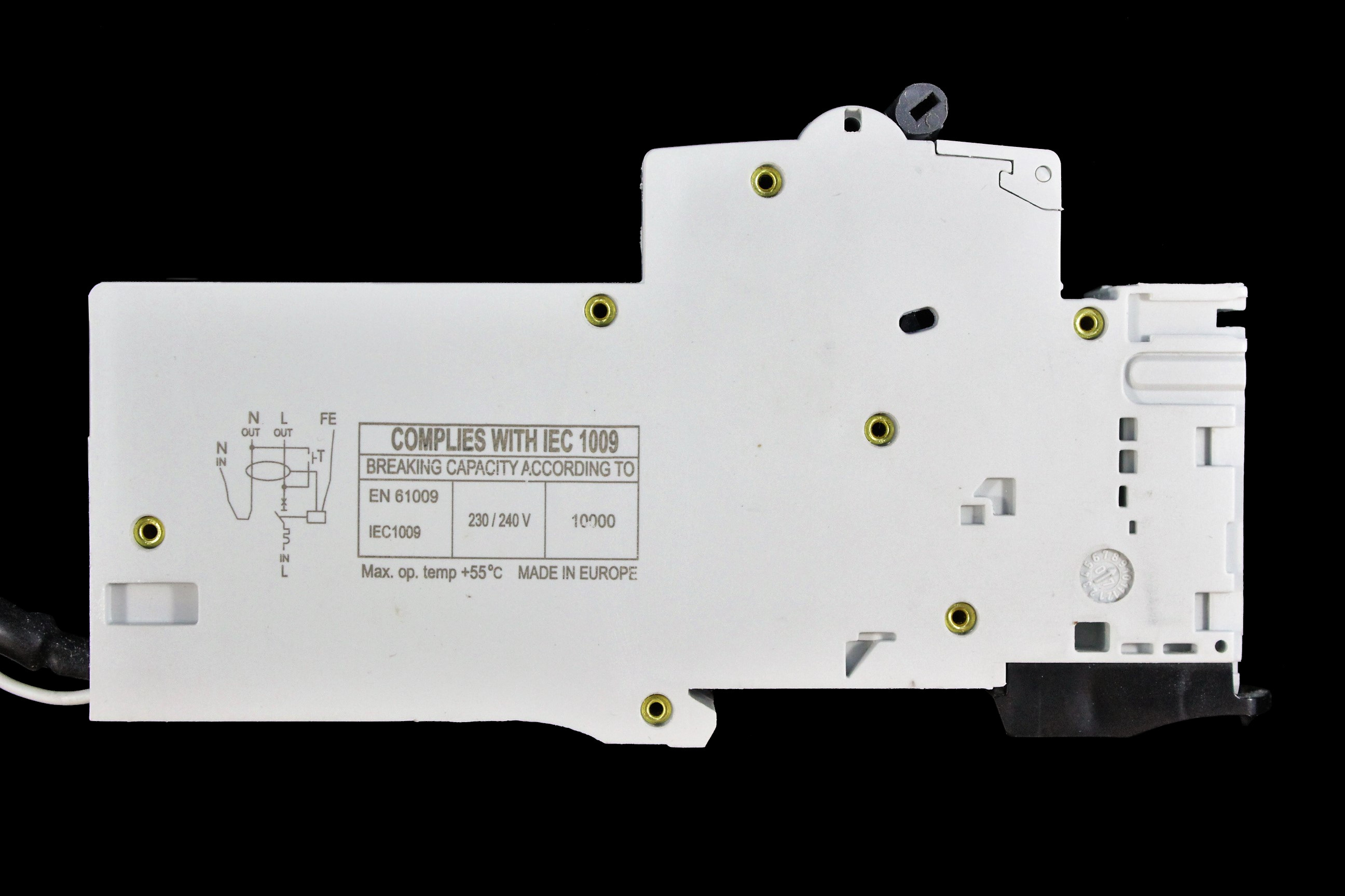 CRABTREE 16 AMP CURVE C 10kA 30mA RCBO TYPE A 6HSR16/30C LOADSTAR BC