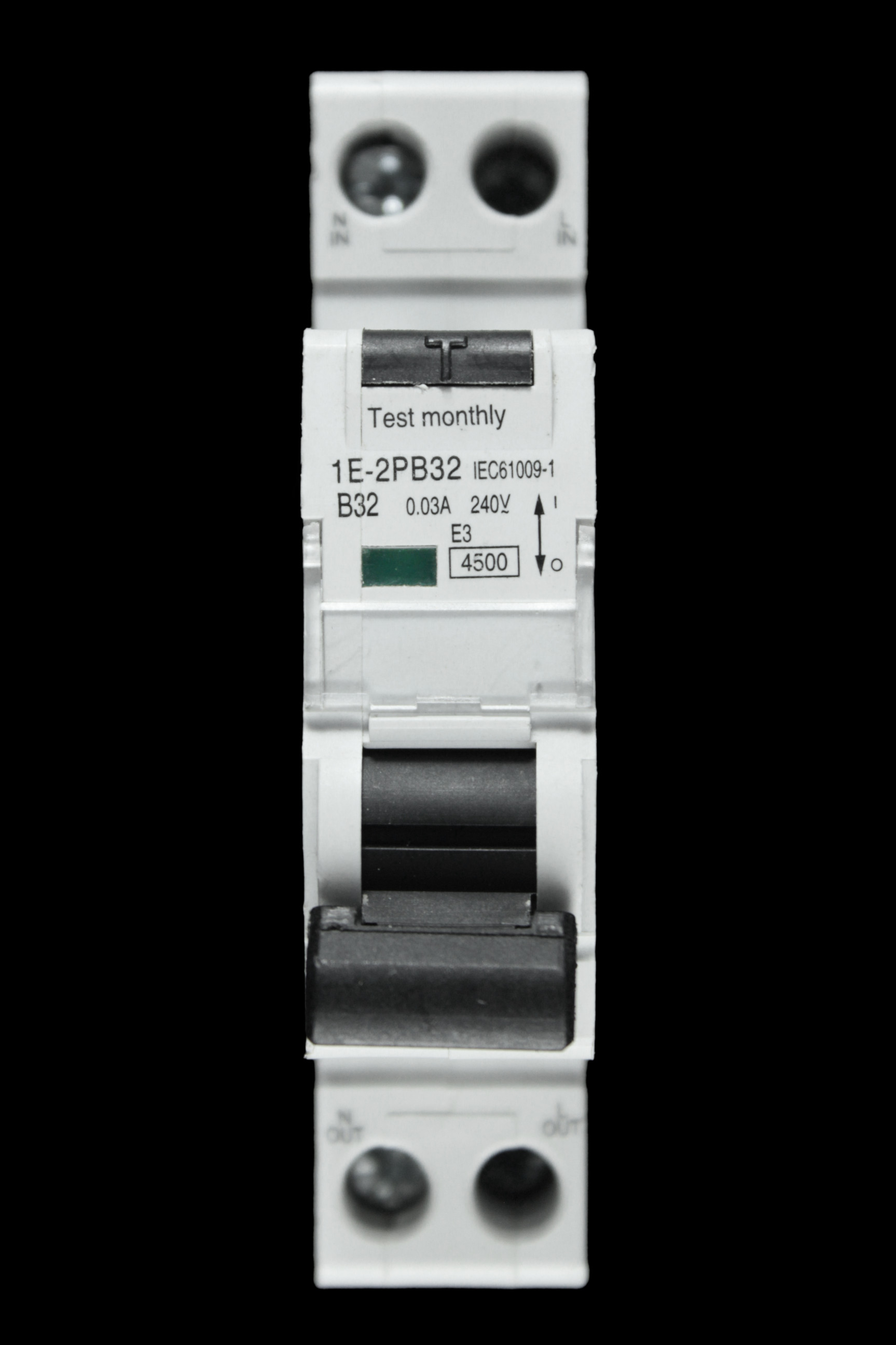 ECD 32 AMP CURVE B 4.5kA 30mA RCBO 1E-2PB32
