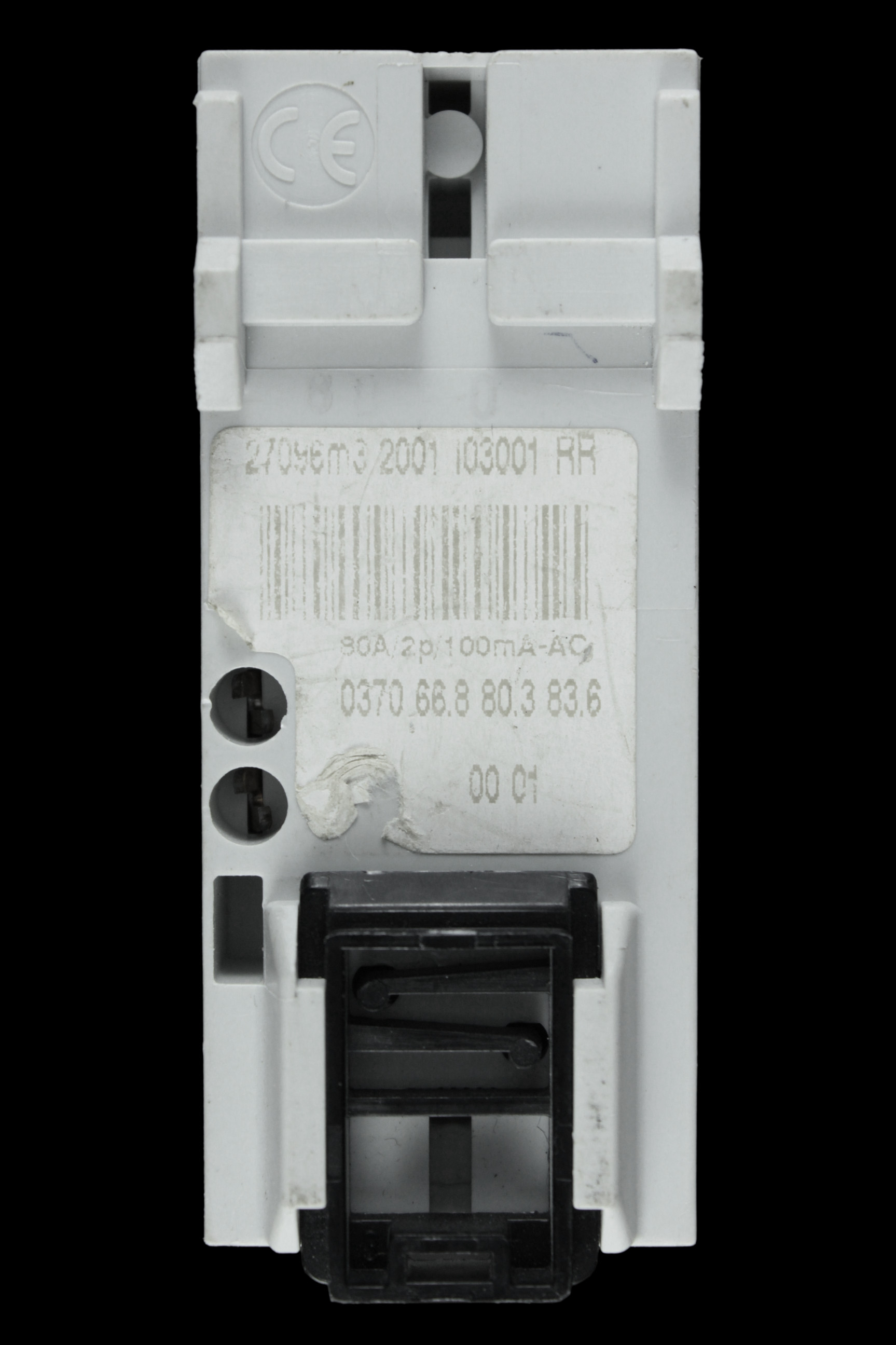 GENERAL ELECTRIC 80 AMP 100mA RCD DOUBLE POLE TYPE AC 660446 V/304-028101