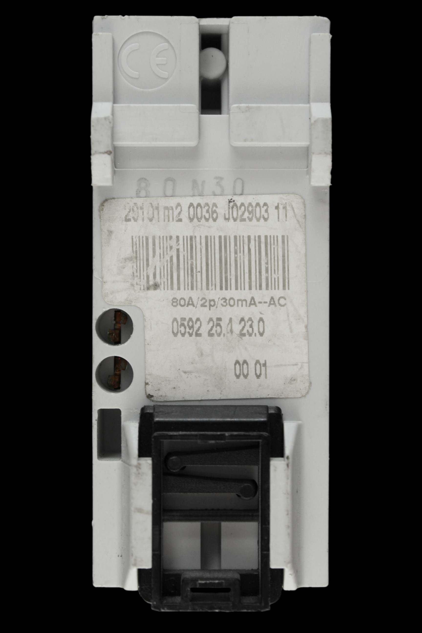 STEEPLE 80 AMP 30mA DOUBLE POLE RCD TYPE AC SD62