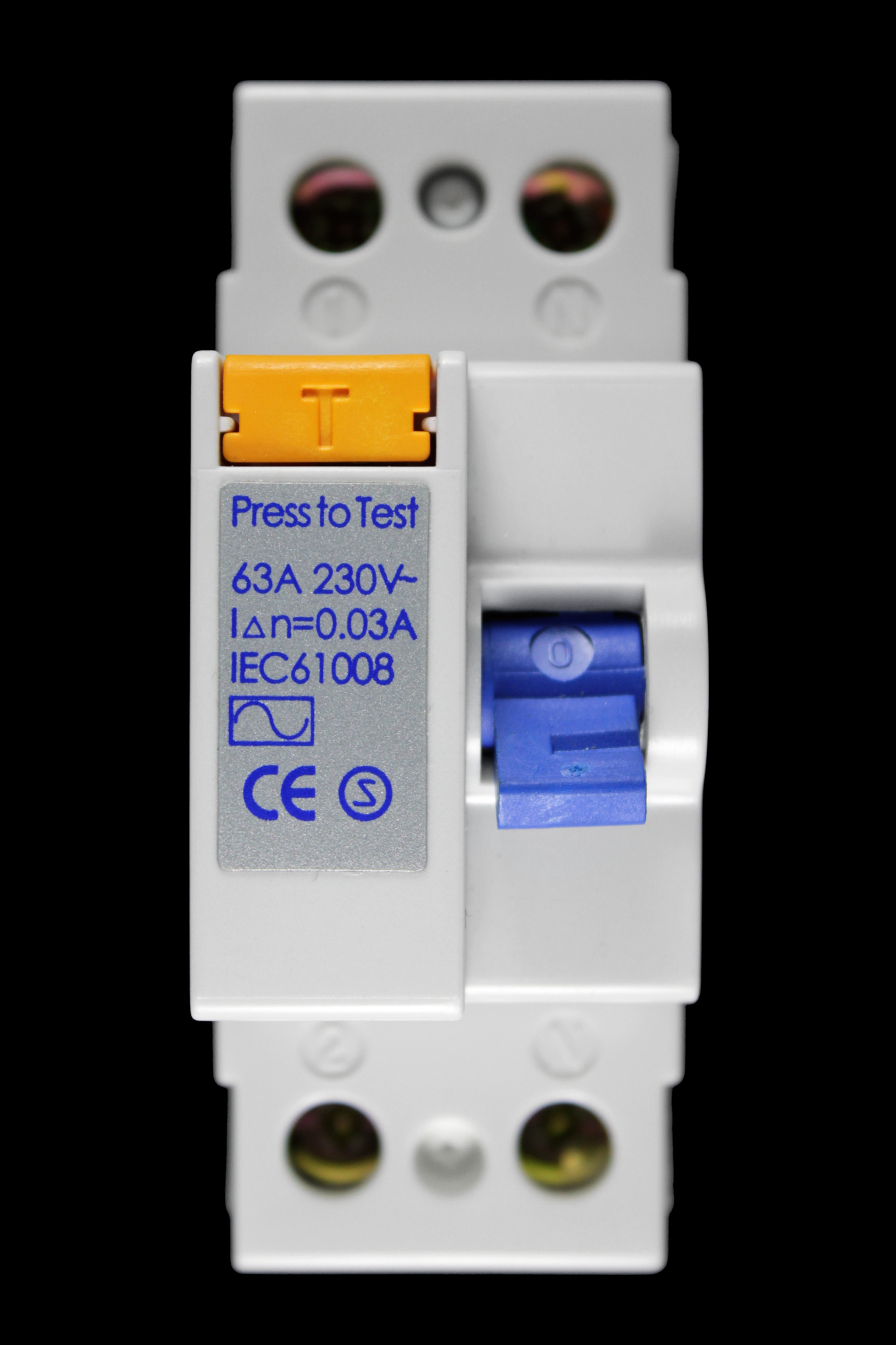 63 RCCB RCD DOUBLE POLE 30mA