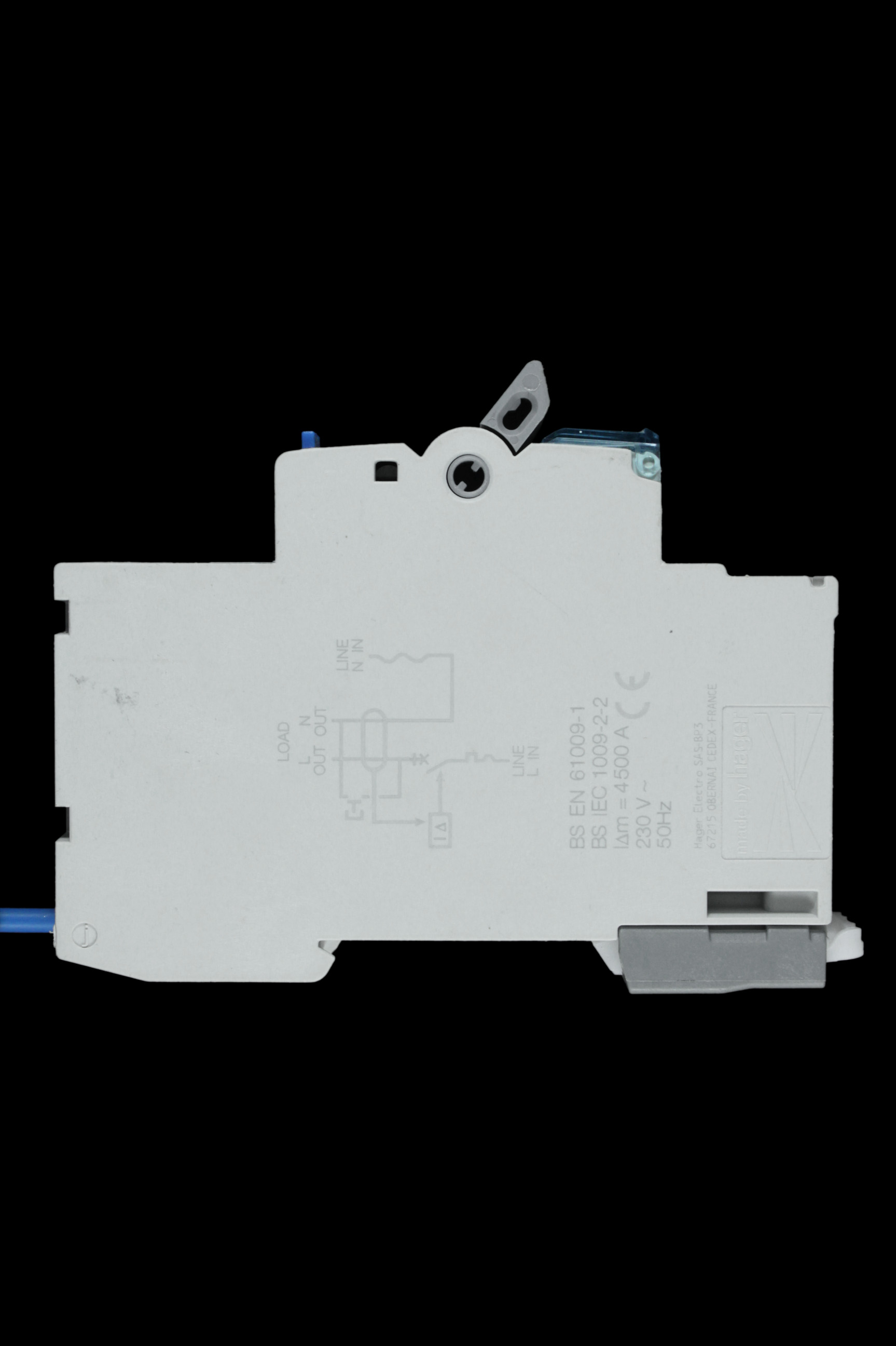 HAGER 10 AMP CURVE B 6kA 30mA RCBO TYPE A ADA310G 101296