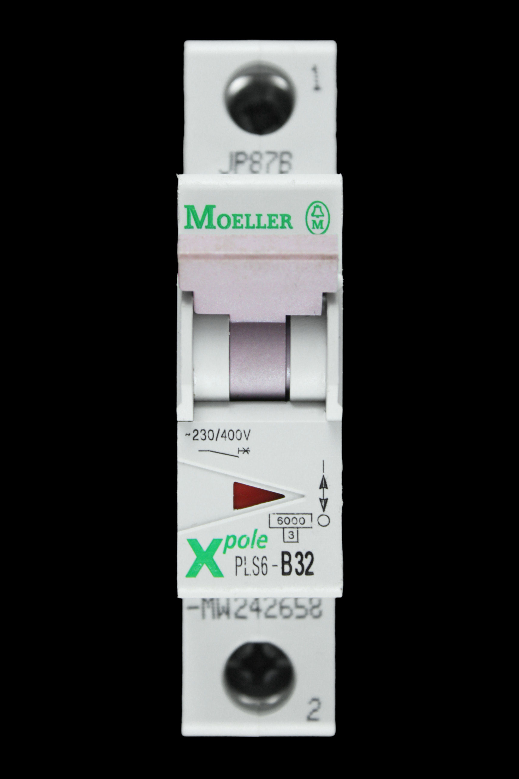 MOELLER 32 AMP CURVE B 6kA MCB CIRCUIT BREAKER XPOLE PLS6-B32-MW