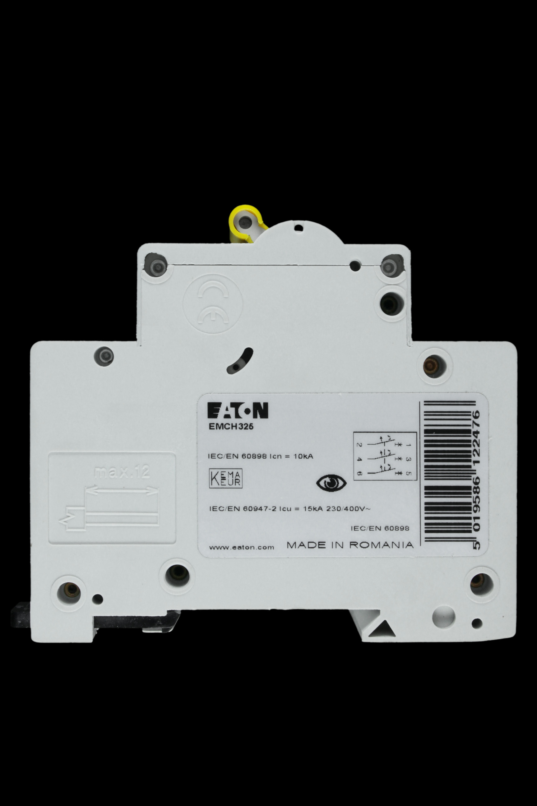 EATON 25 AMP CURVE C 10kA TRIPLE POLE MCB CIRCUIT BREAKER EMCH325