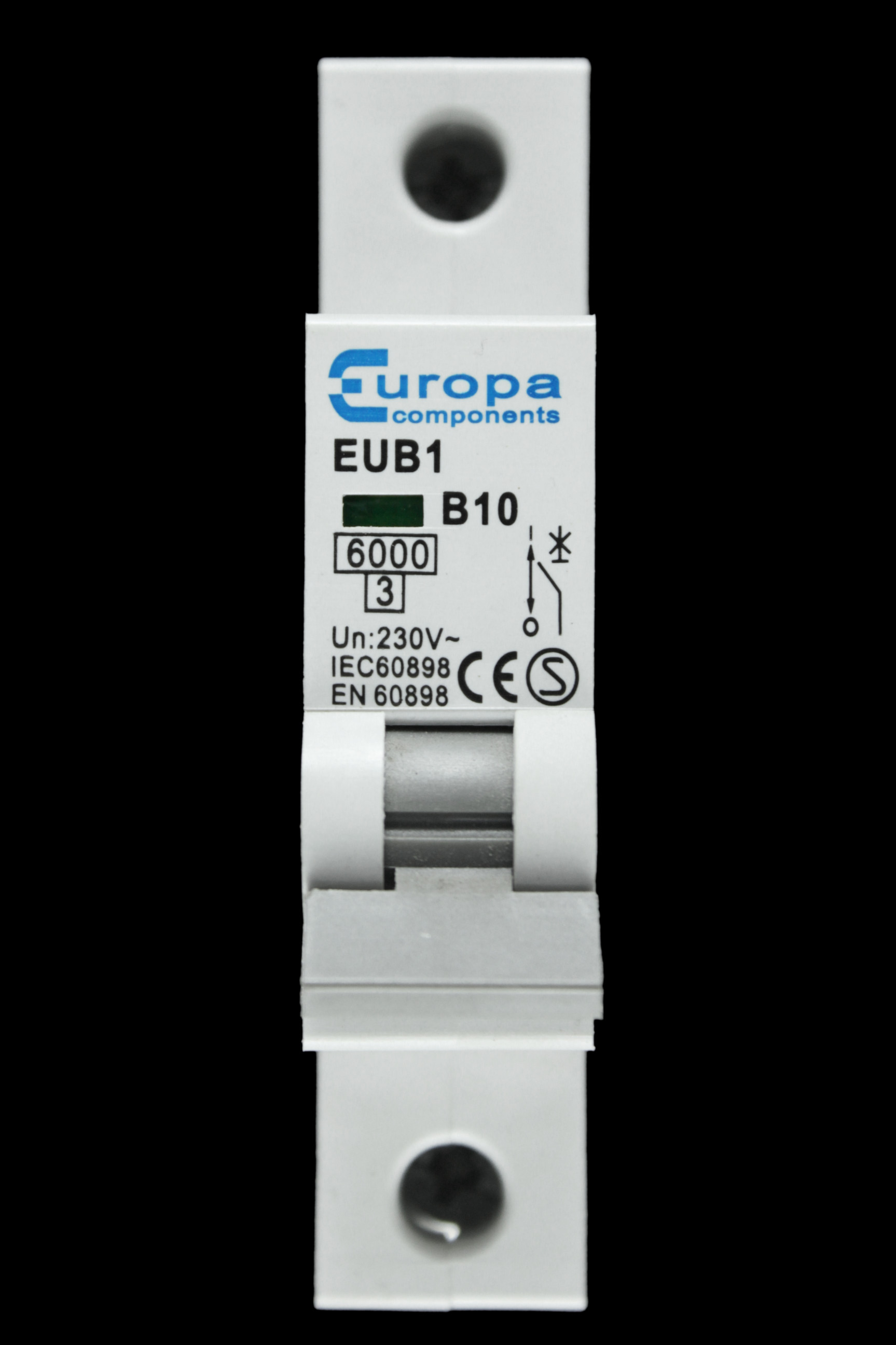 EUROPA B 10 MCB 6kA CIRCUIT BREAKER EUB1 S2