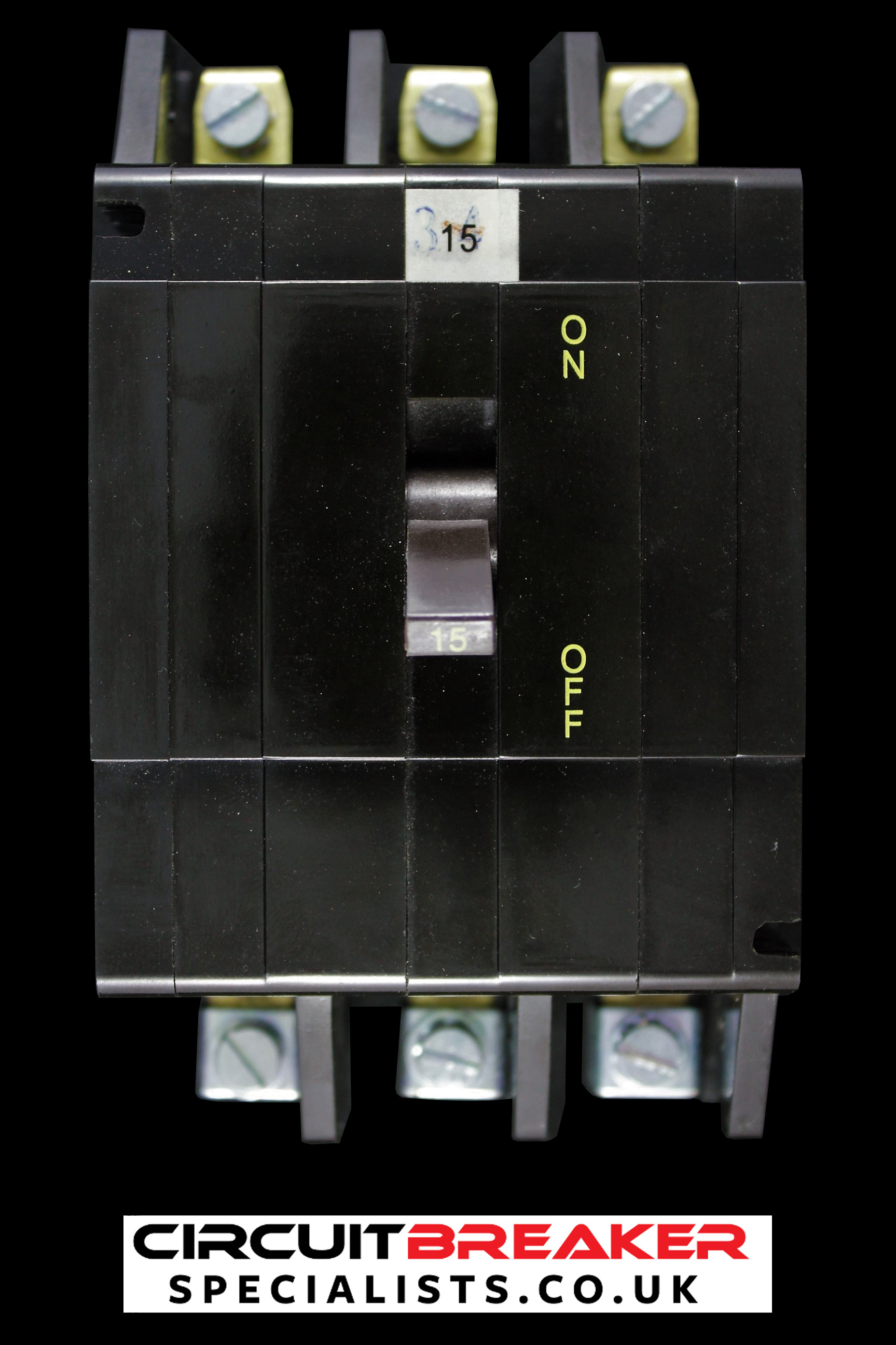 CRABTREE 15 AMP CURVE C 4.5kA TRIPLE POLE MCB CIRCUIT BREAKER C-50 C50