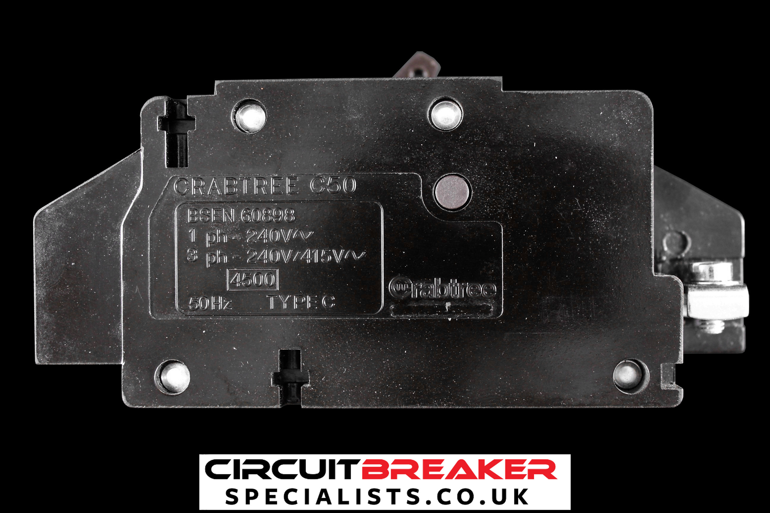 CRABTREE 15 AMP CURVE C 4.5kA TRIPLE POLE MCB CIRCUIT BREAKER C-50 C50